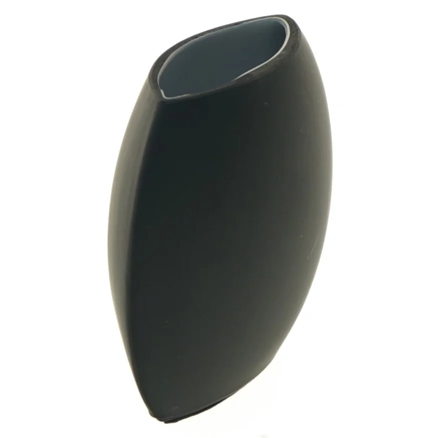 Sort Herstal vase fra Herstal (str. 10x3x14 cm)