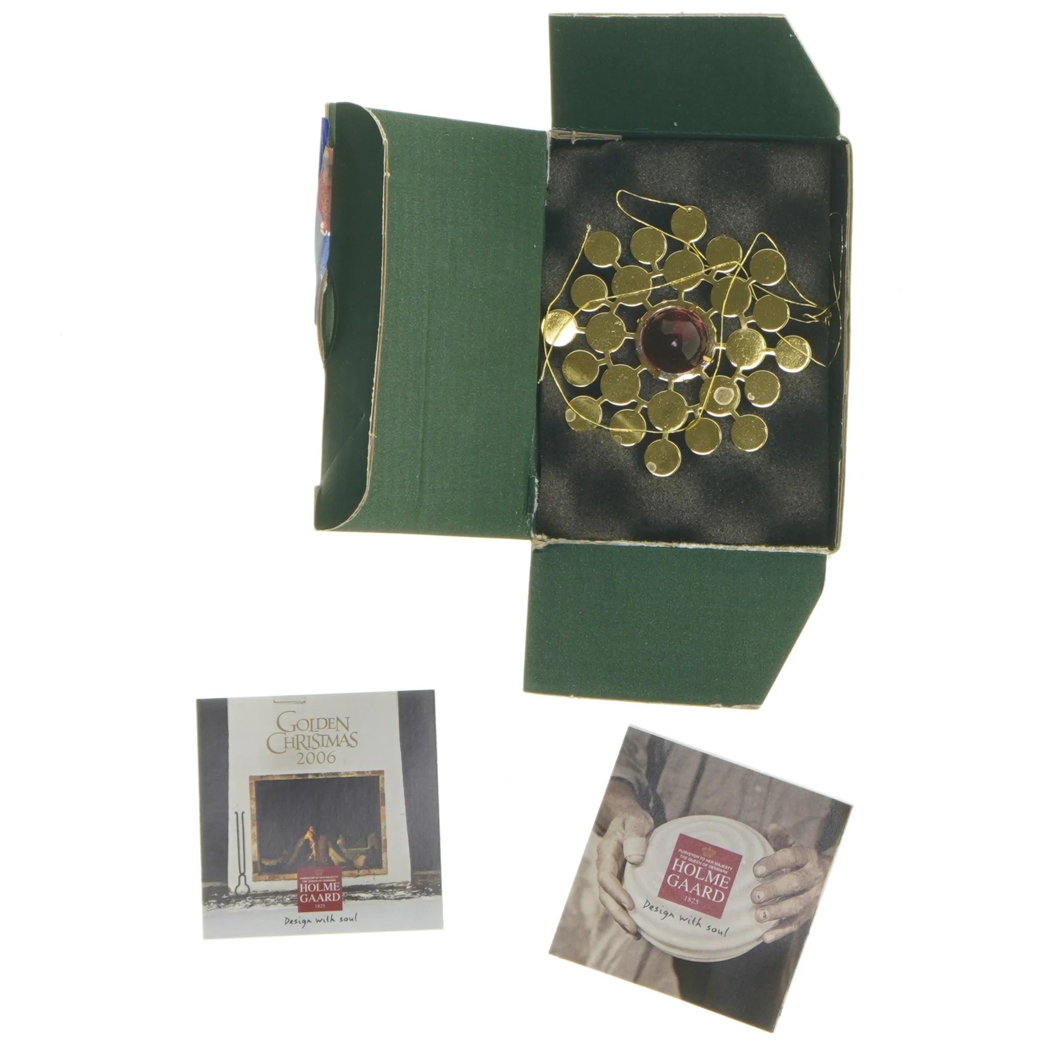 Holmegaard juledekoration fra Holmegaard (str. 6,5 cm)