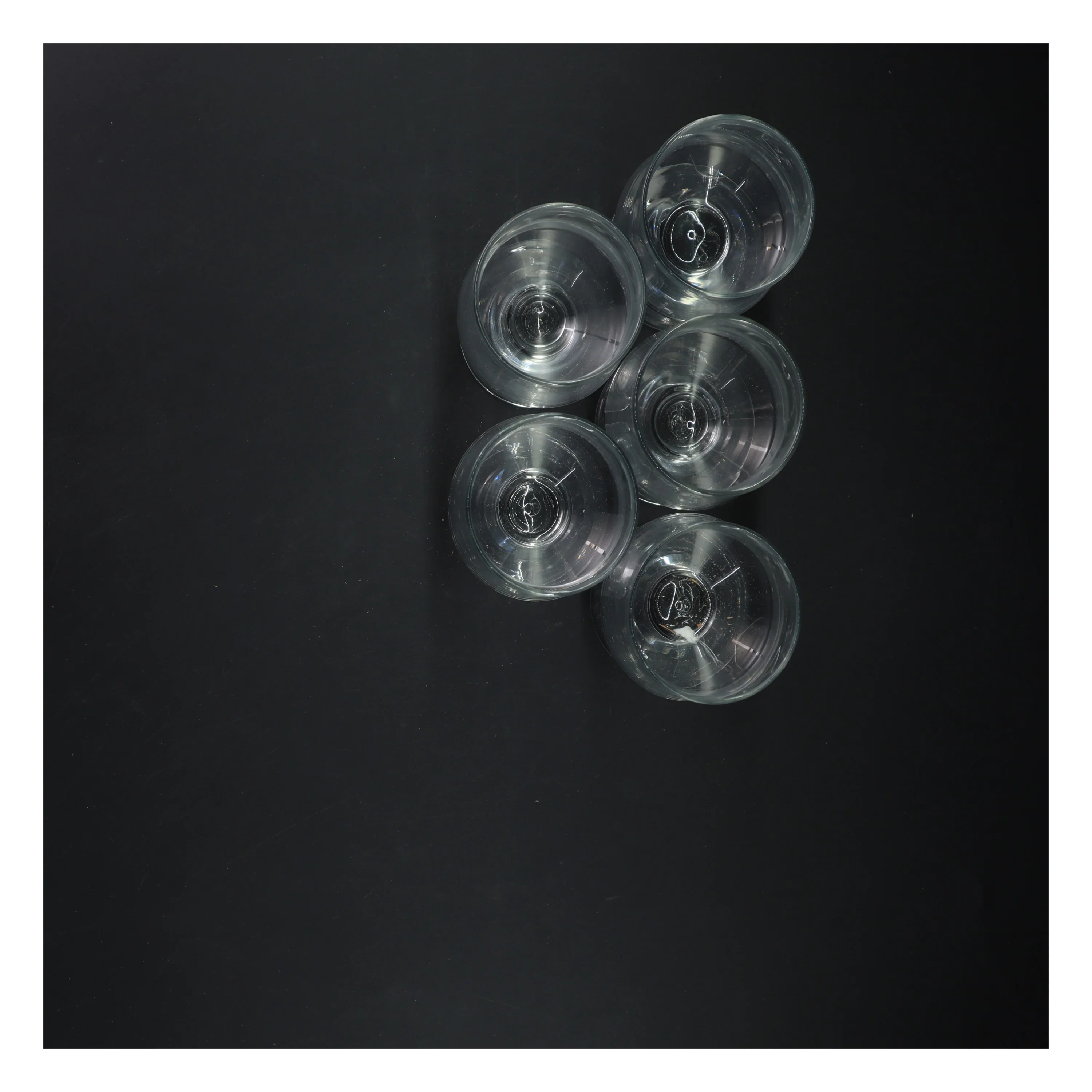 Sæt af 5 glas (str. 5 styk, 13 cm)