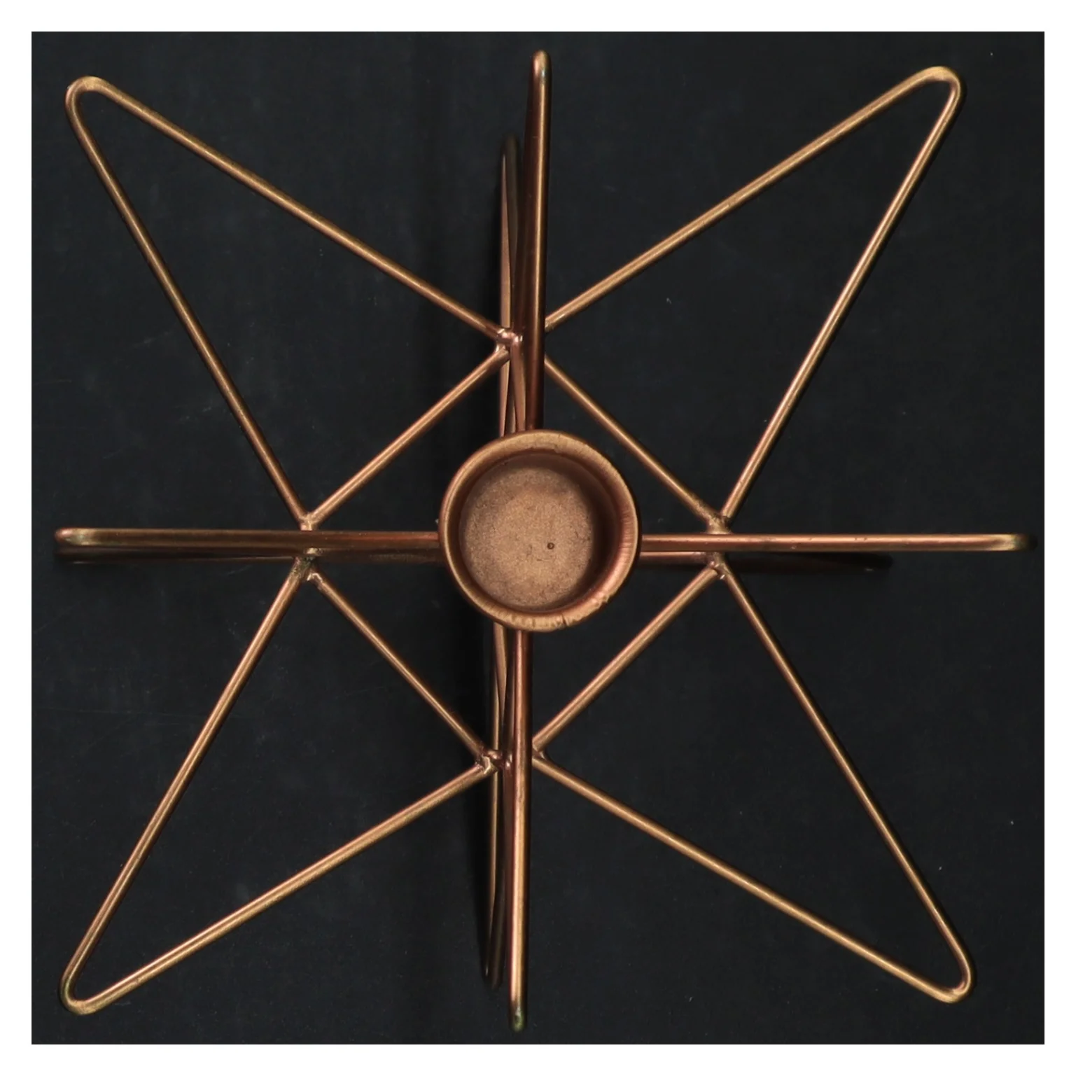 Stjernestage kobberfarve (str. 14 x. 13. cm)