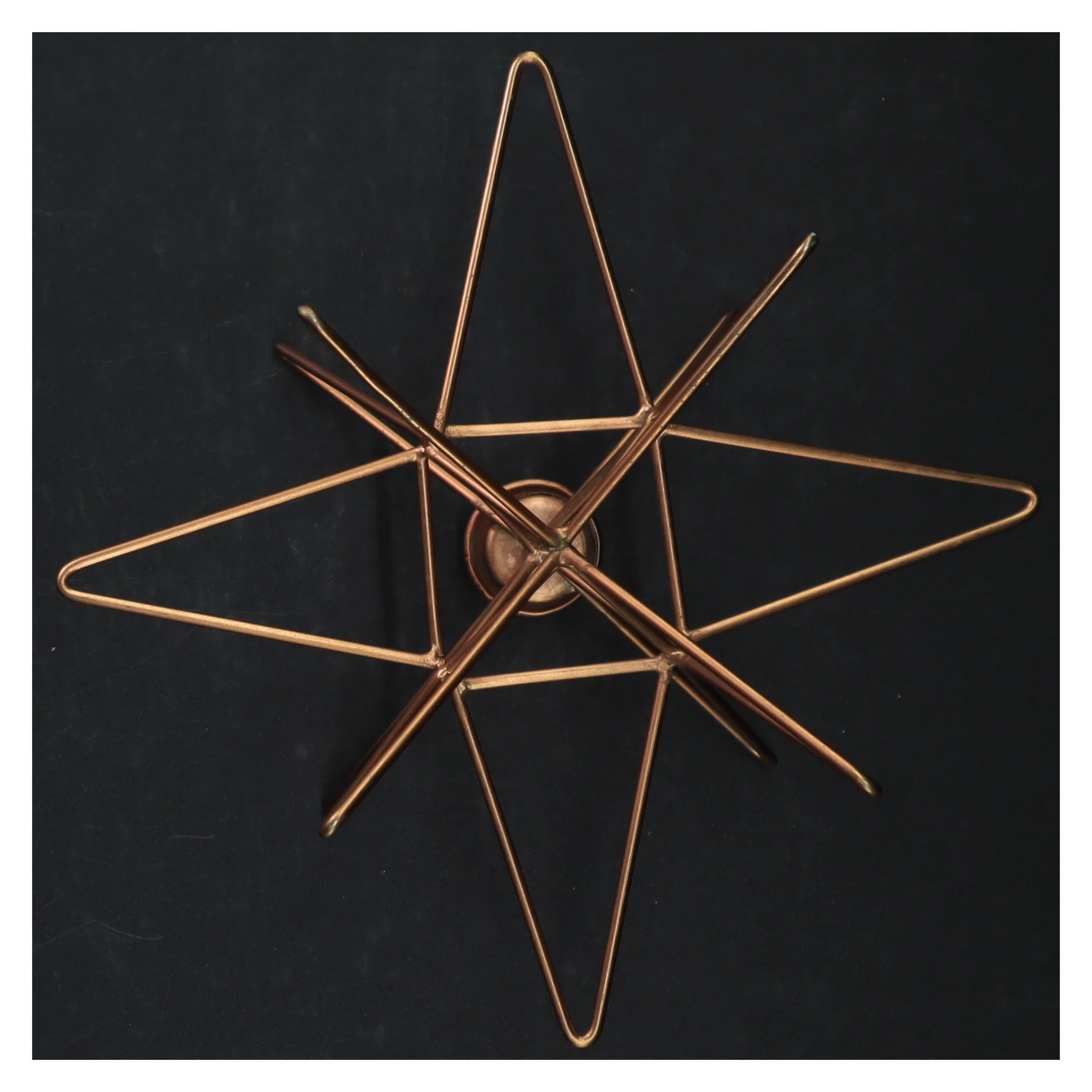 Stjernestage kobberfarve (str. 14 x. 13. cm)