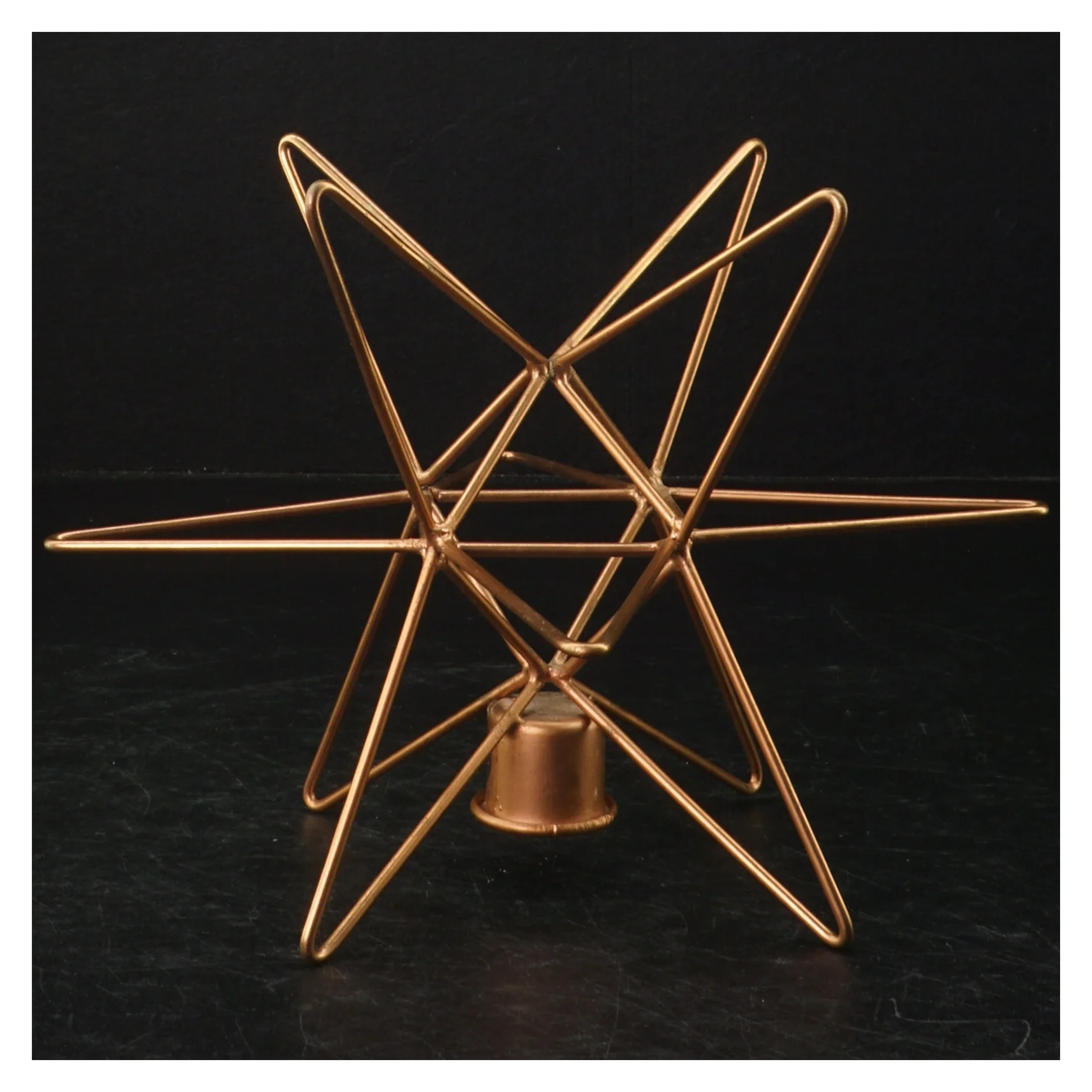 Stjernestage kobberfarve (str. 14 x. 13. cm)