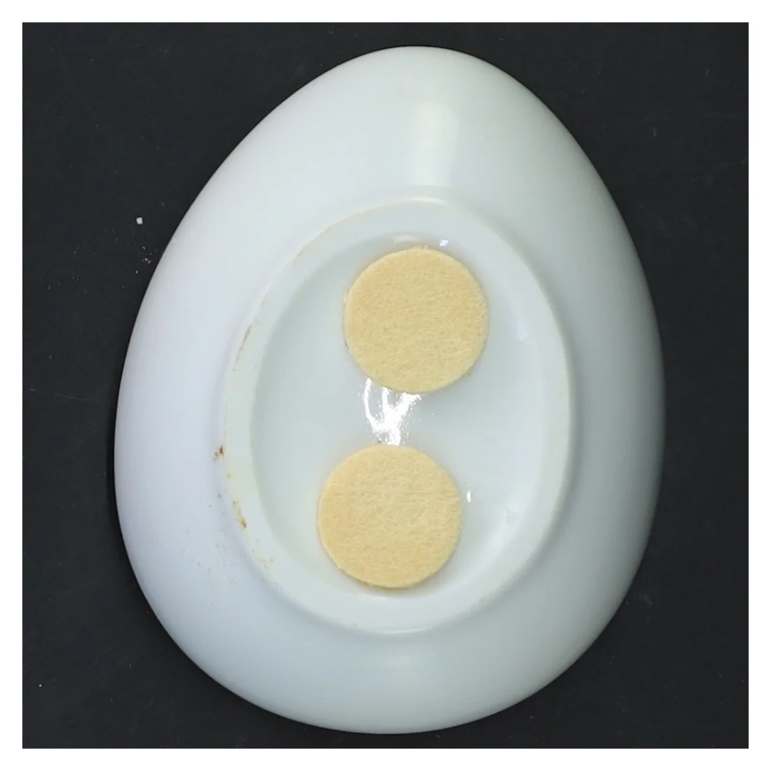 Lågkrukke med blomster motiv (str. 11x7,5 cm)