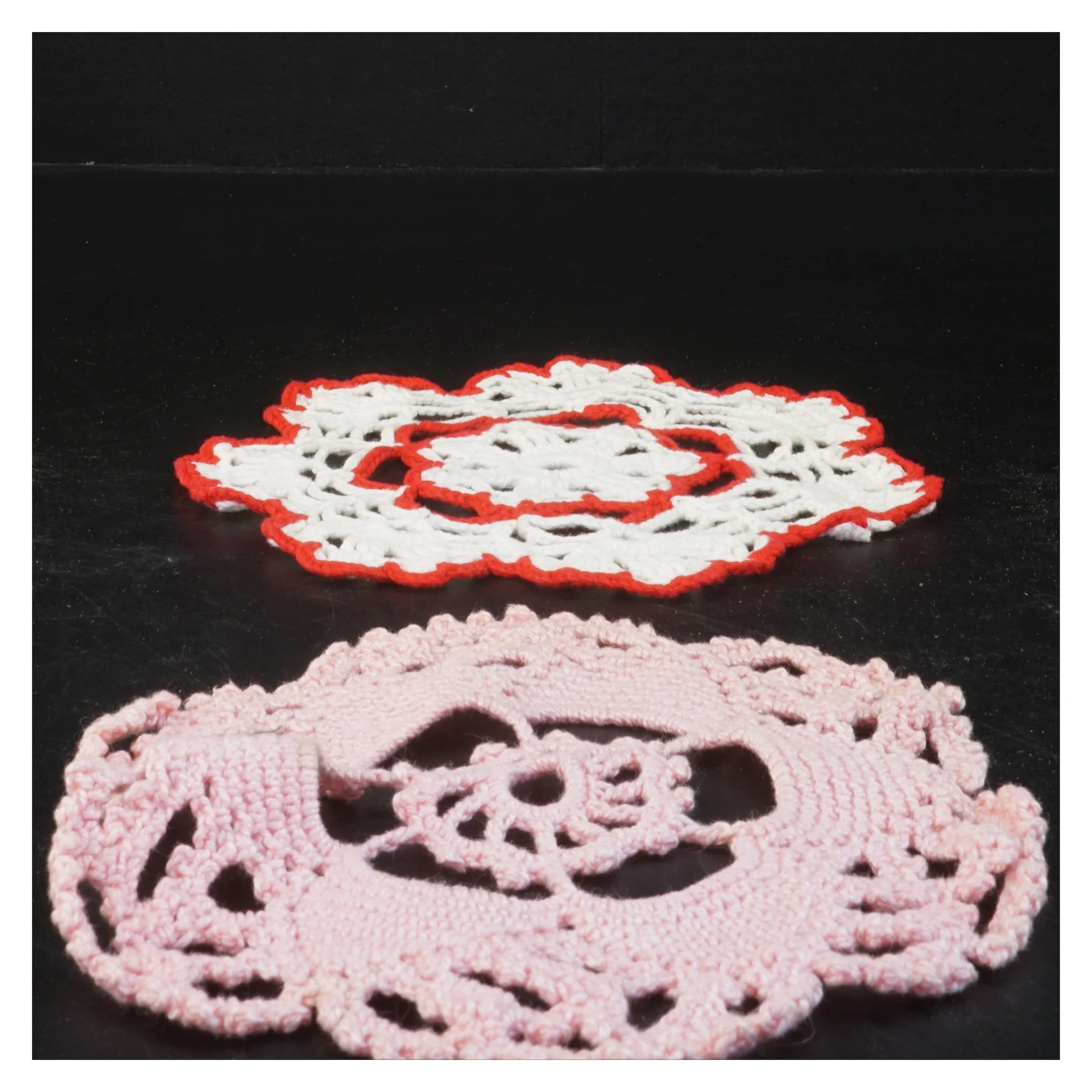 Hæklede doilies (str. Ø 19 cm)