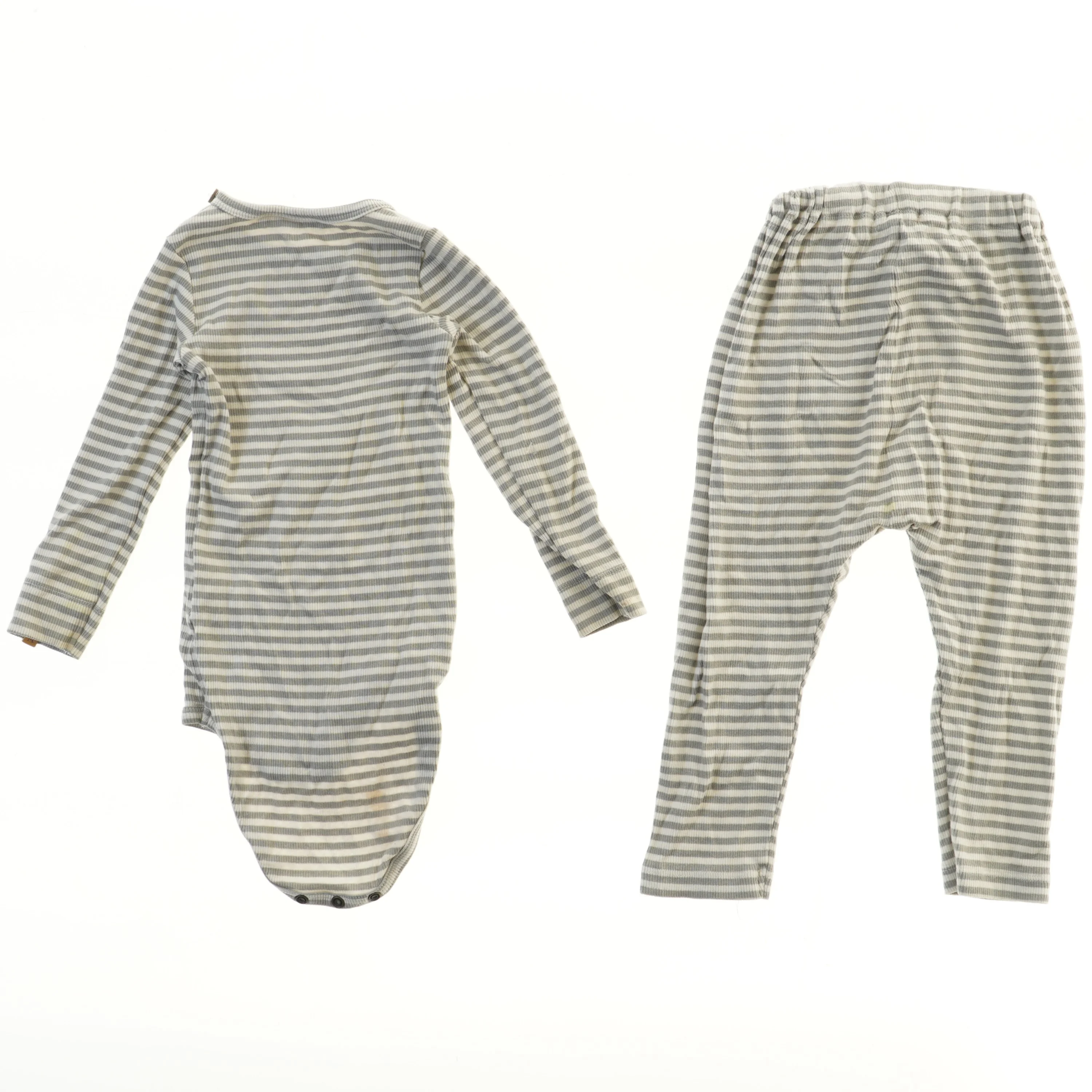 Stribet bodystocking og bukser fra Lil atelier (str. 86)