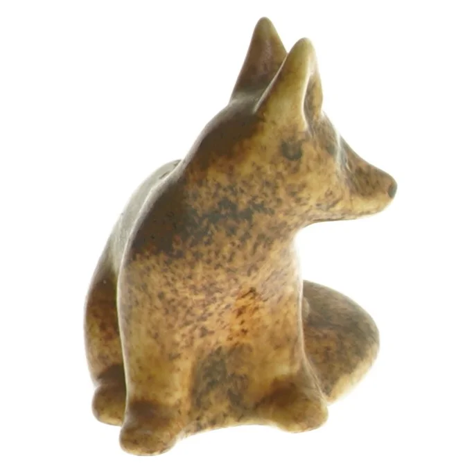 Keramikræv figurine (str. 10x8 cm) fra Michael Andersen Keramik