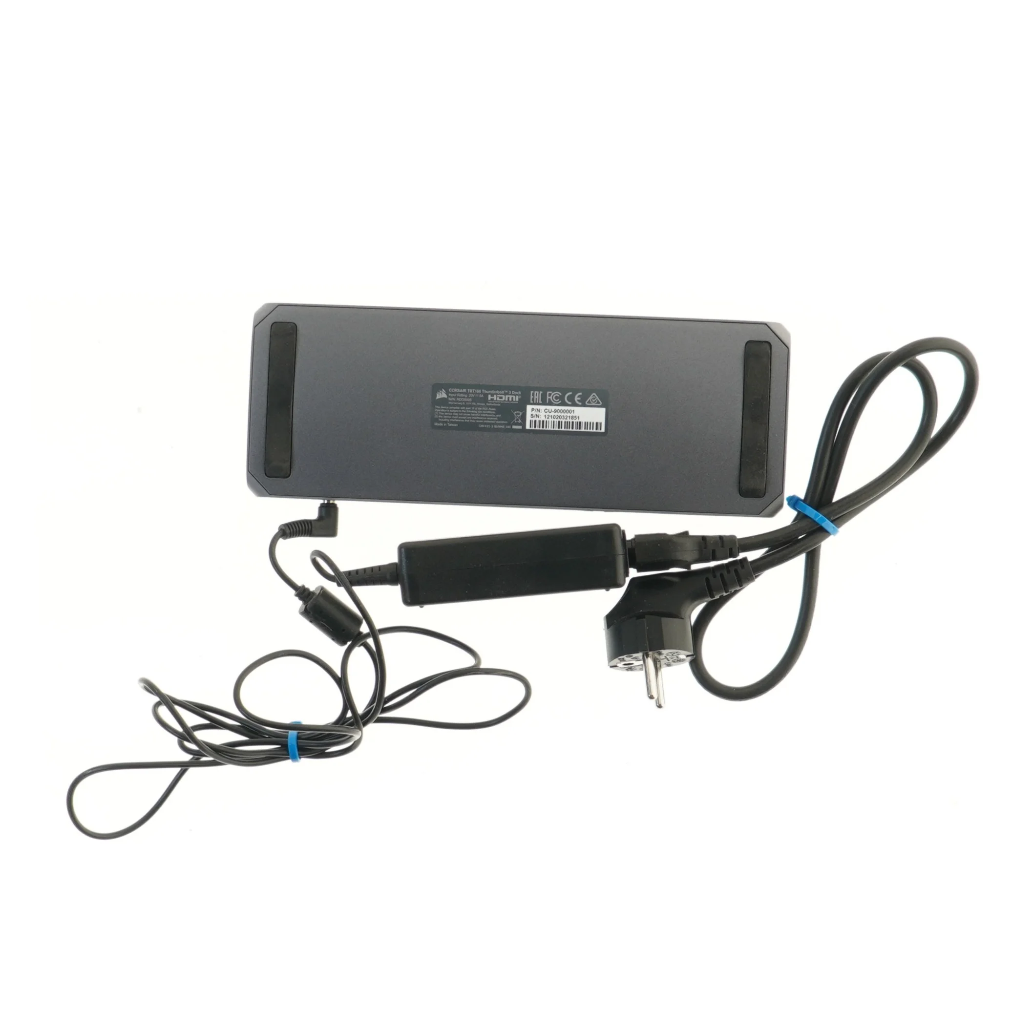 Corsair docking station med oplader fra Corsair (str. 23x8,5 cm)