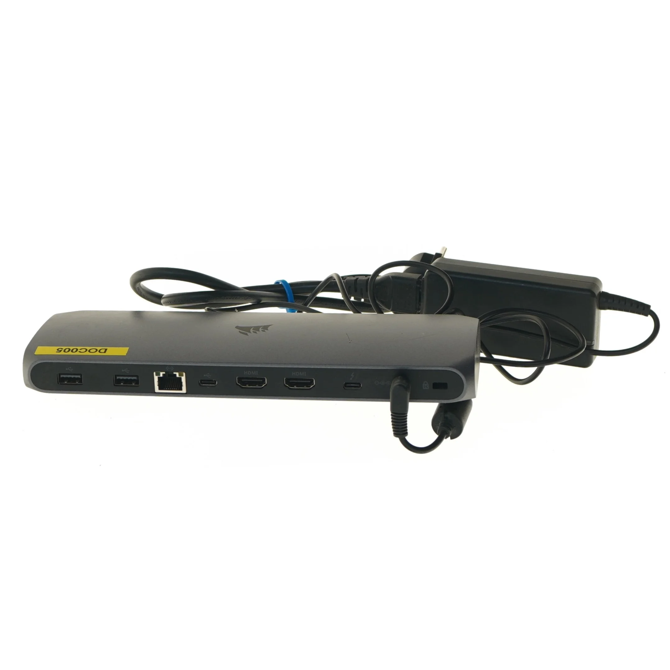 Corsair docking station med oplader fra Corsair (str. 23x8,5 cm)