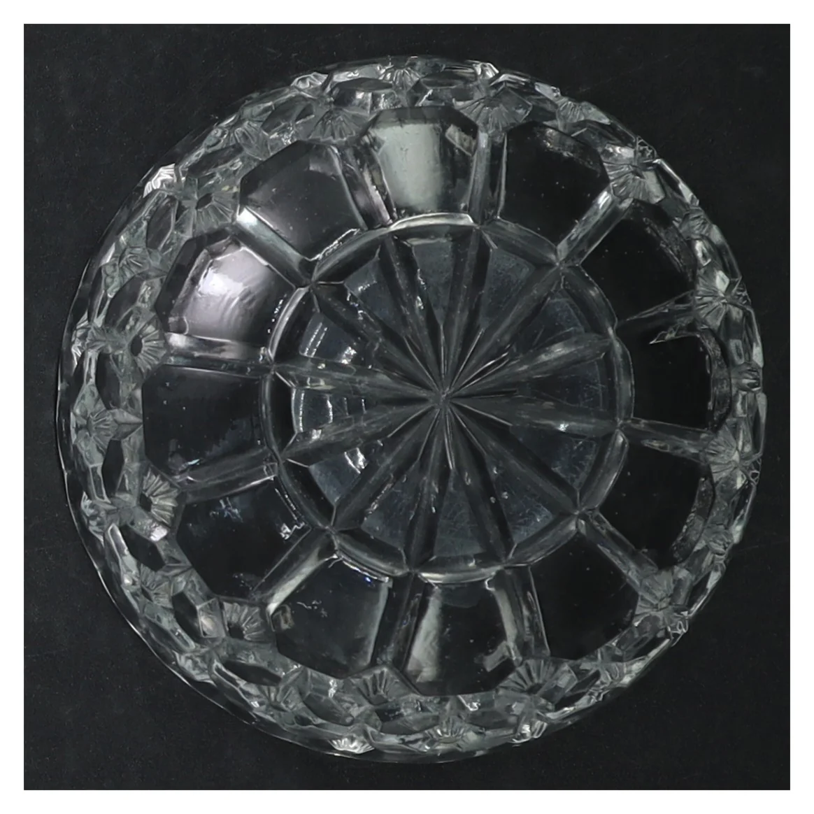 Krystal skål (str. Ø. 12 cm)