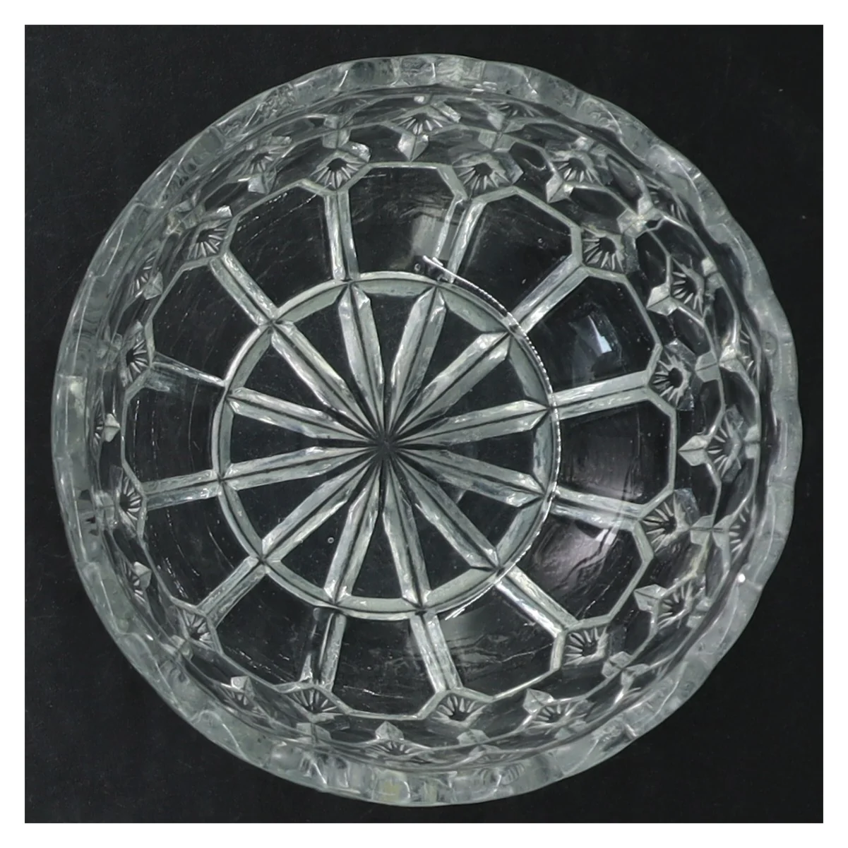 Krystal skål (str. Ø. 12 cm)