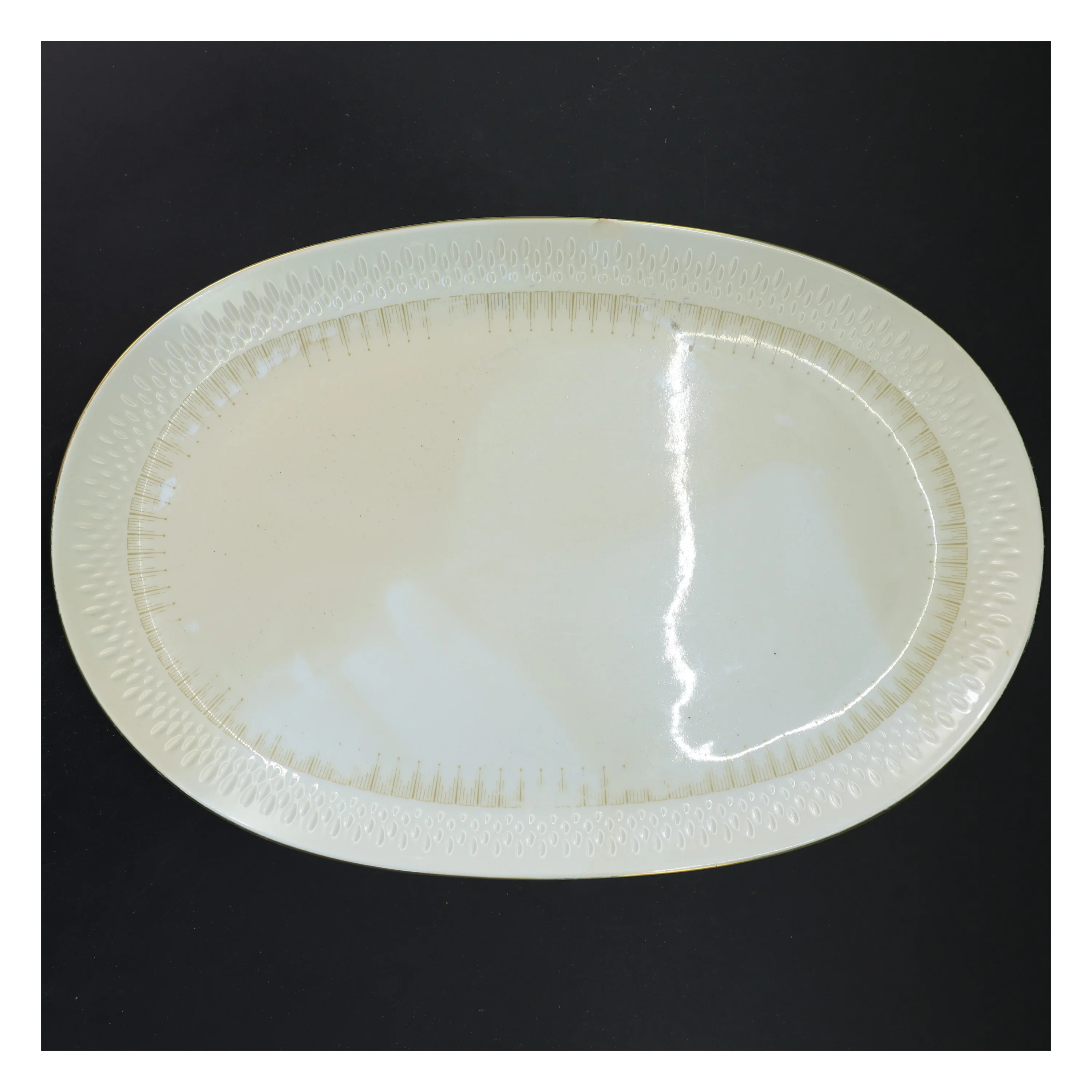 Porcelænsfad (str. 39x26 cm)