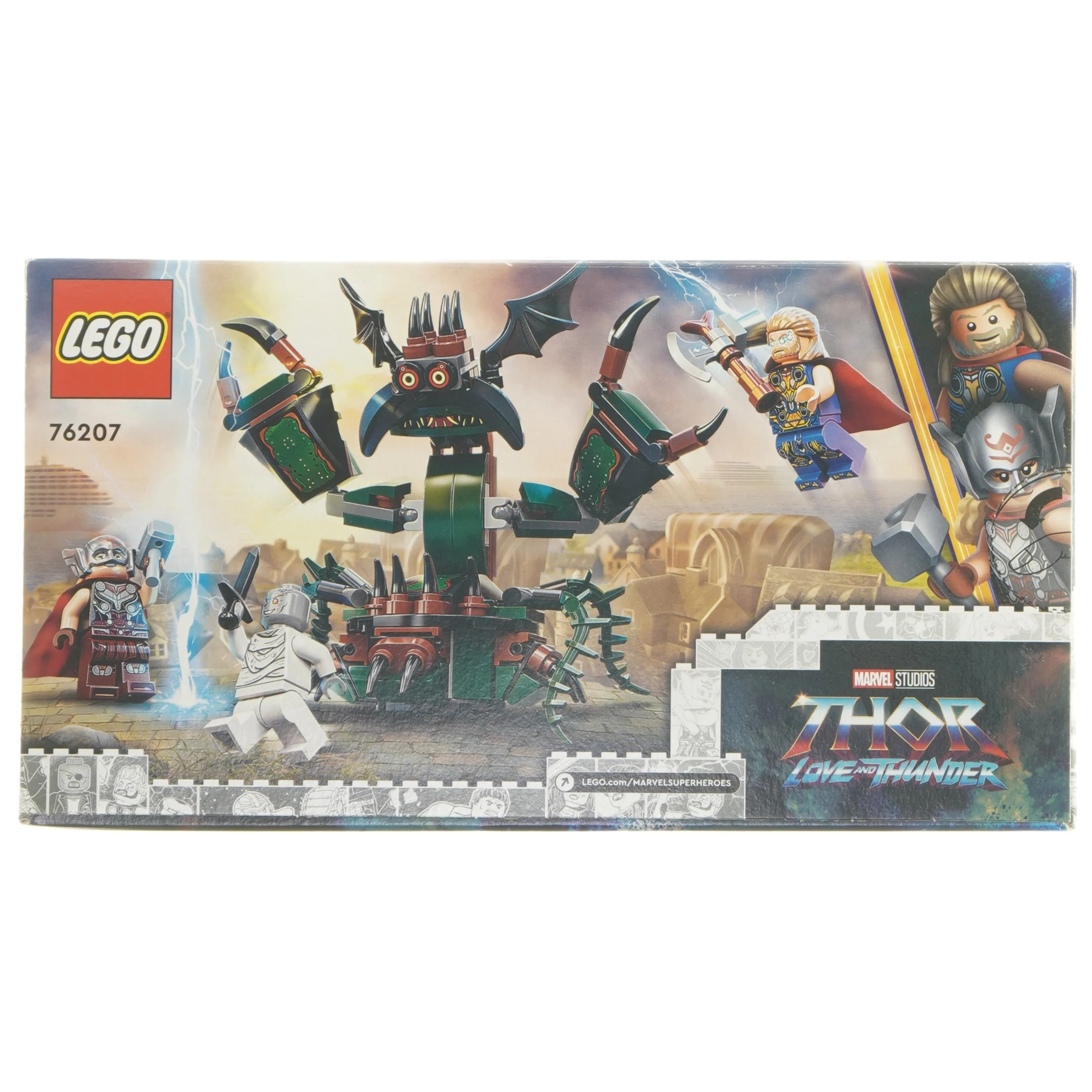 LEGO Thor Love and Thunder sæt 76207 fra LEGO (str. 14x5x26 cm)