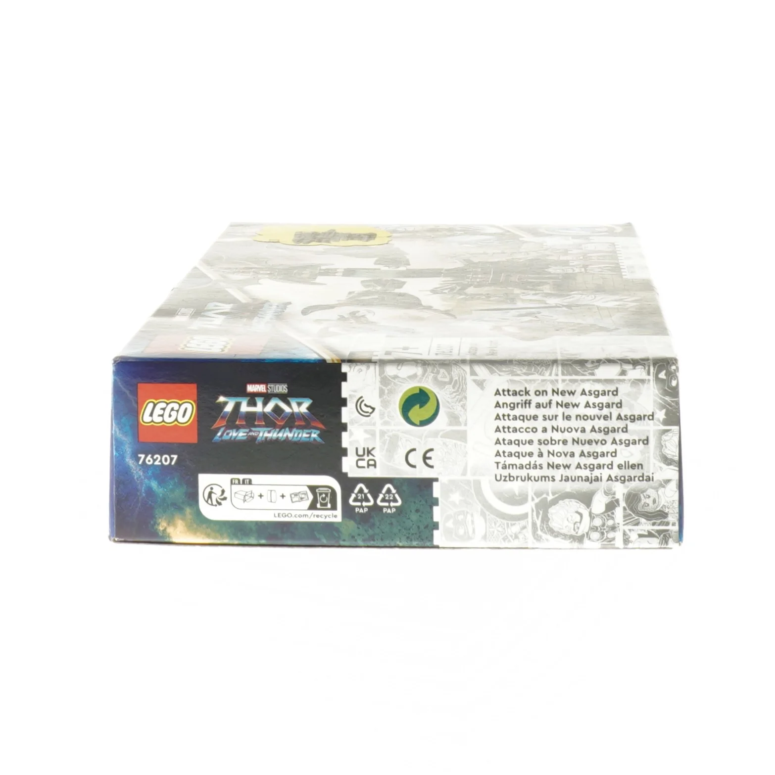 LEGO Thor Love and Thunder sæt 76207 fra LEGO (str. 14x5x26 cm)