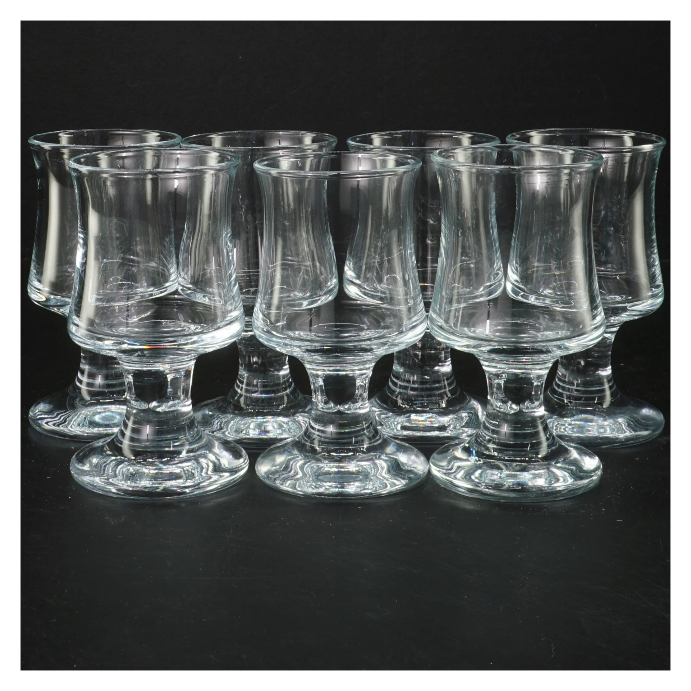 Sæt med glas, 7 stk (str. 7 styk, 12 cm)