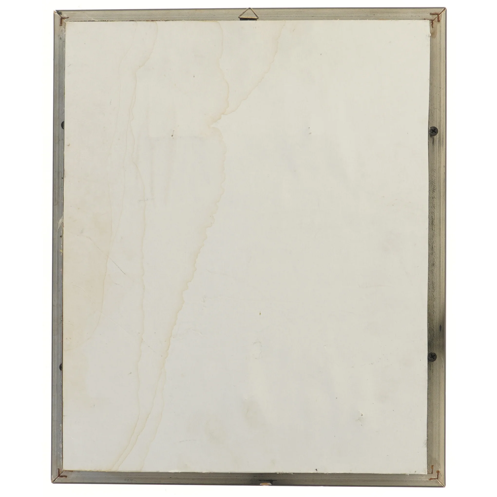 Dekorativ ramme med kniv og skede (str. 33,5x40,5 cm)