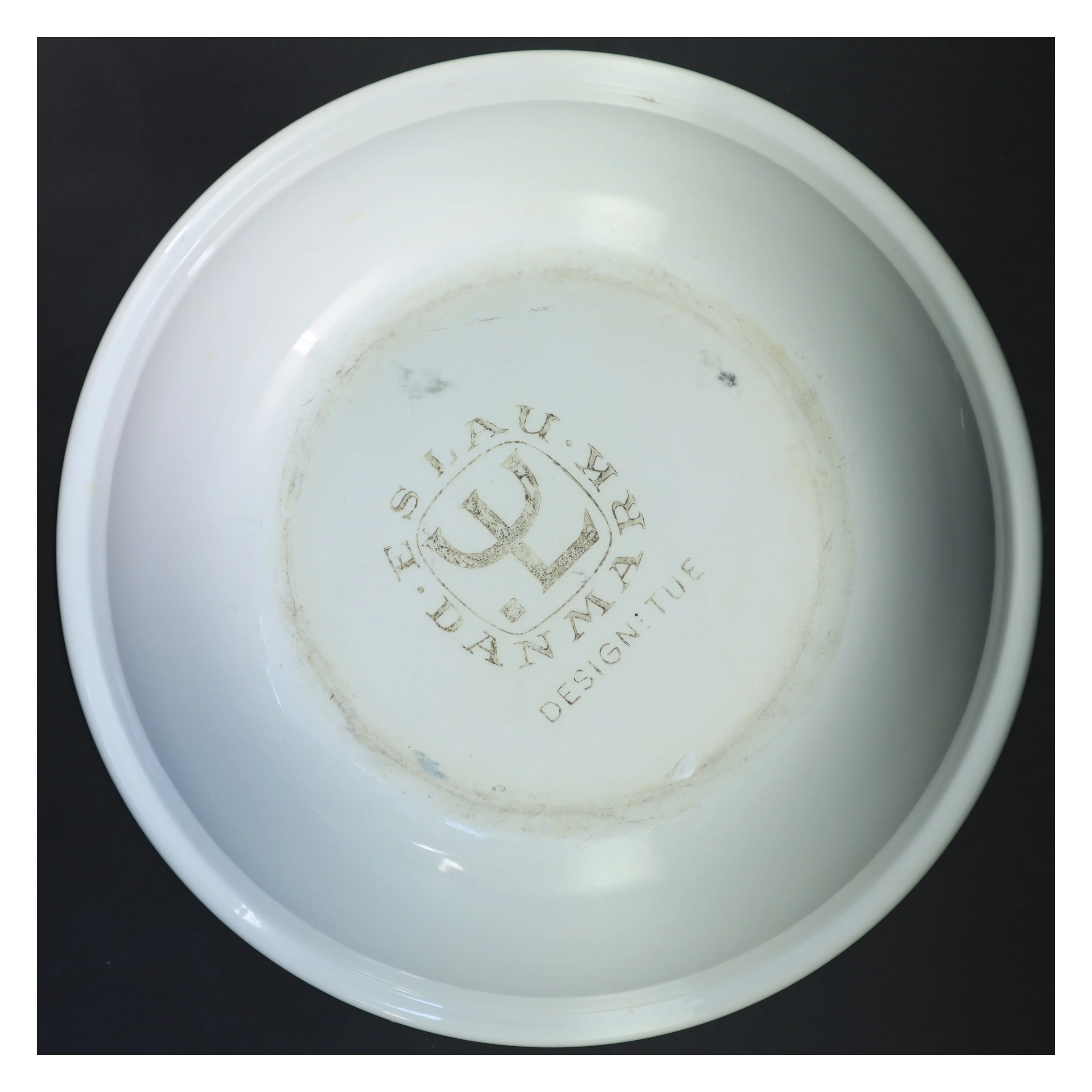 Hvid keramik skål (str. 35x12 cm)