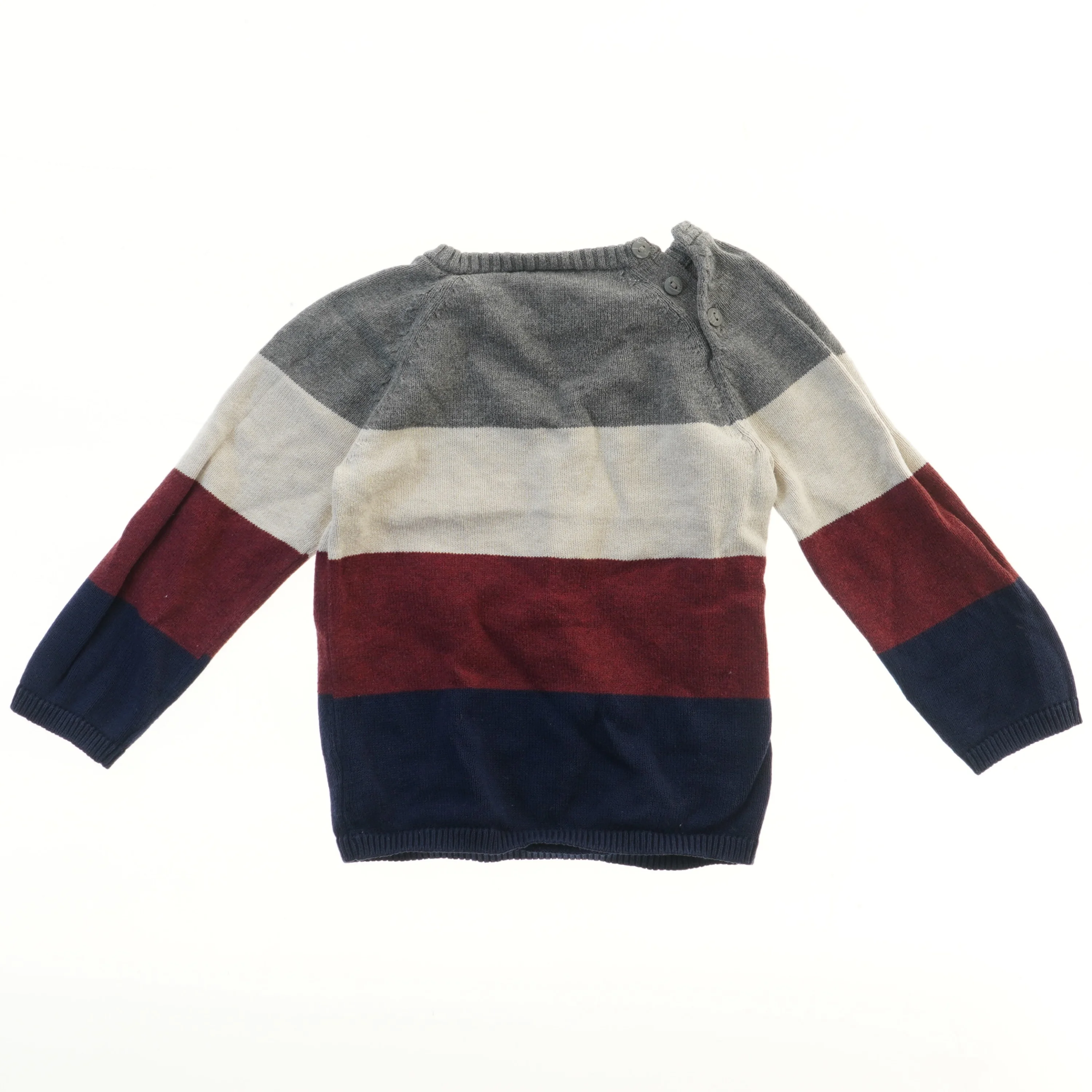 Strikket bluse med striber fra H&M (str. 92)