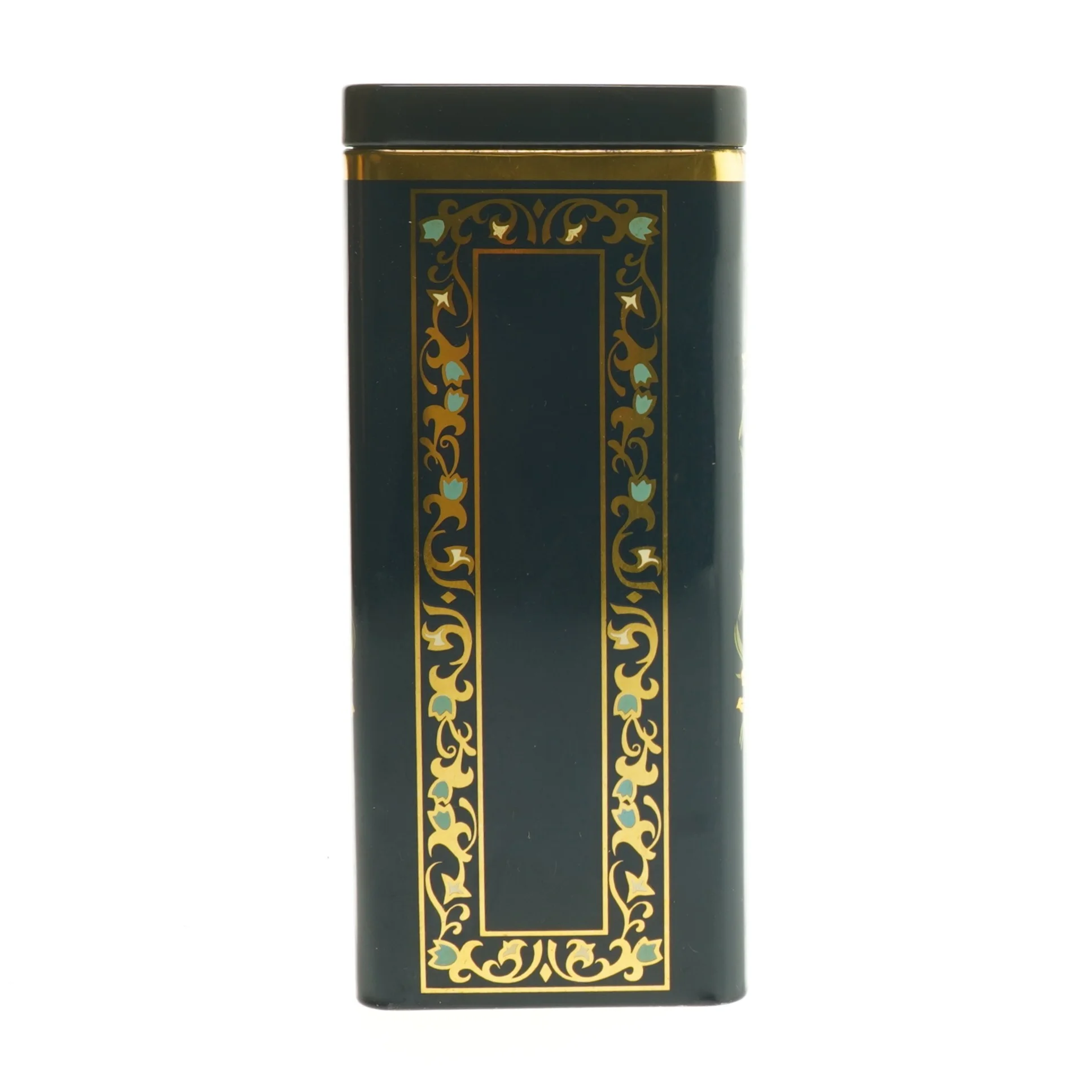 Dekorativ blikdåse med retro design fra Irma (str.  21x12 cm)