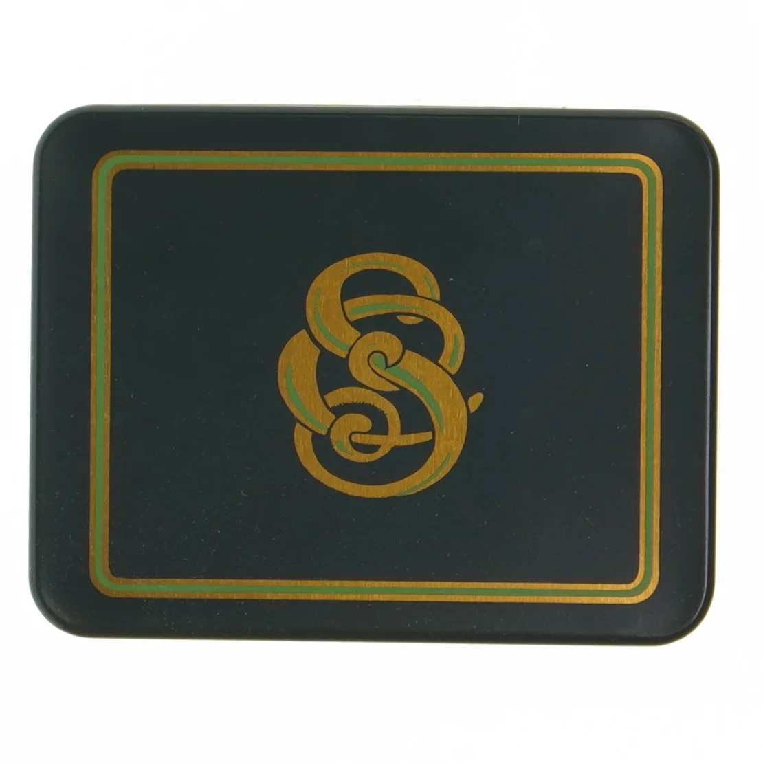 Dekorativ blikdåse med retro design fra Irma (str.  21x12 cm)