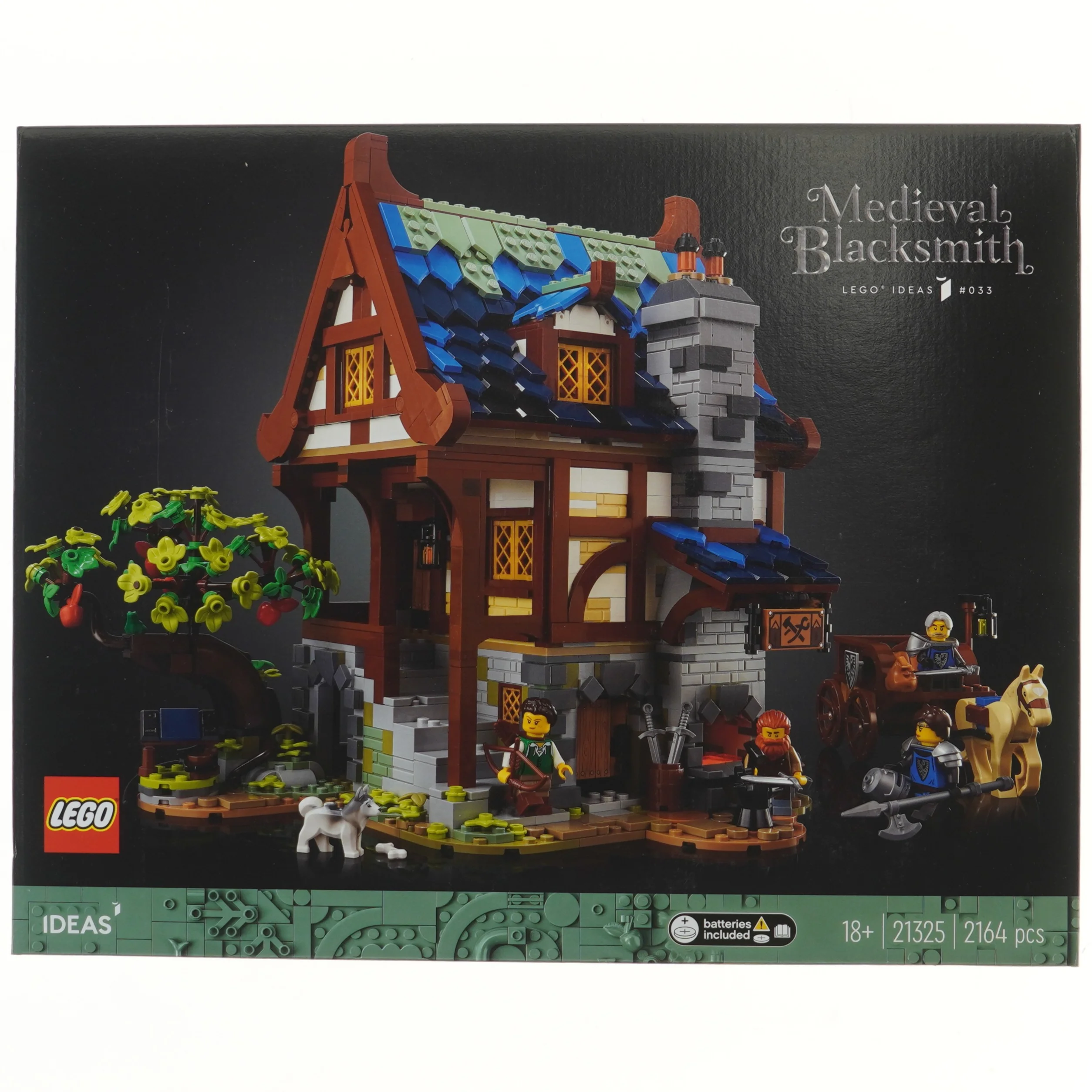 LEGO Medieval Blacksmith sæt fra Lego (str. 48x37 cm)