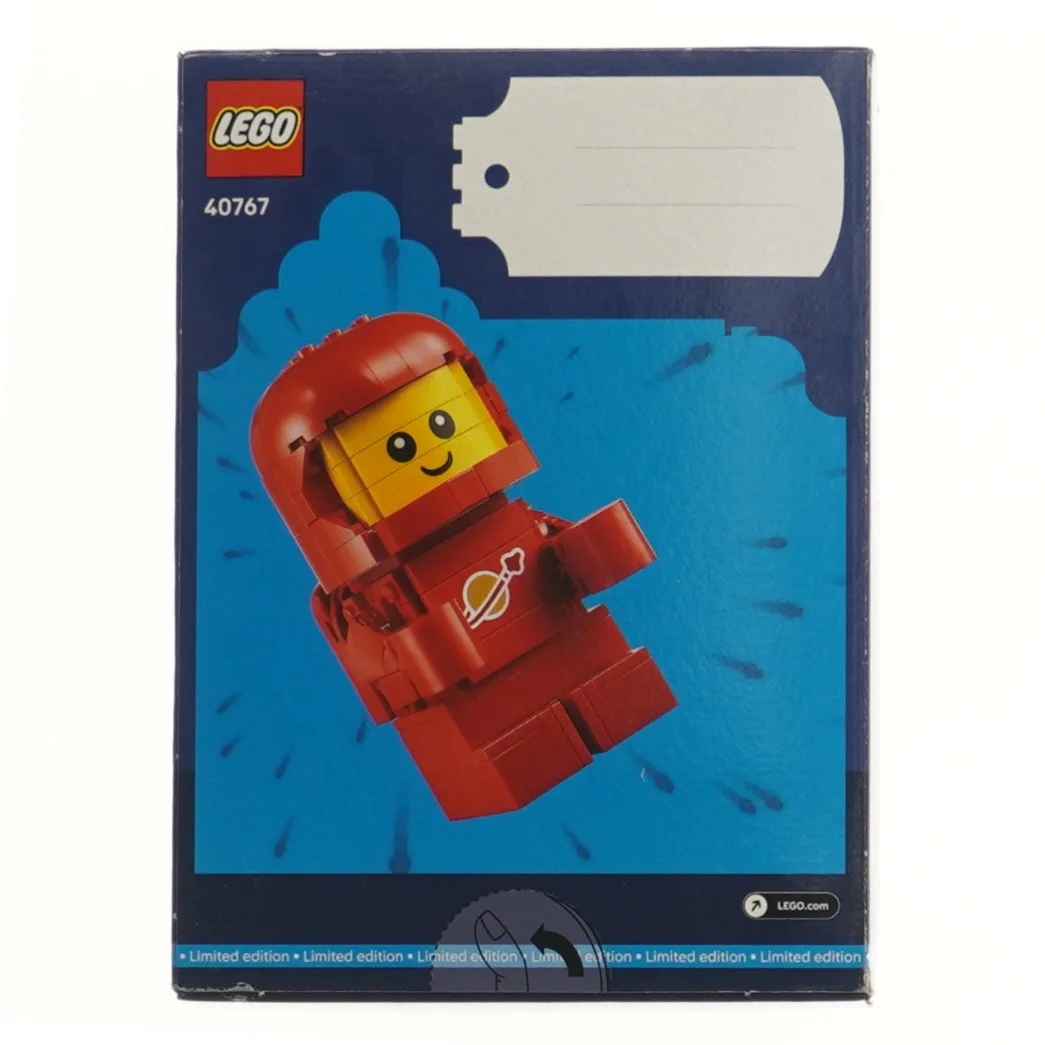 LEGO astronaut byggefigur fra Lego (str. 19x7x14 cm)