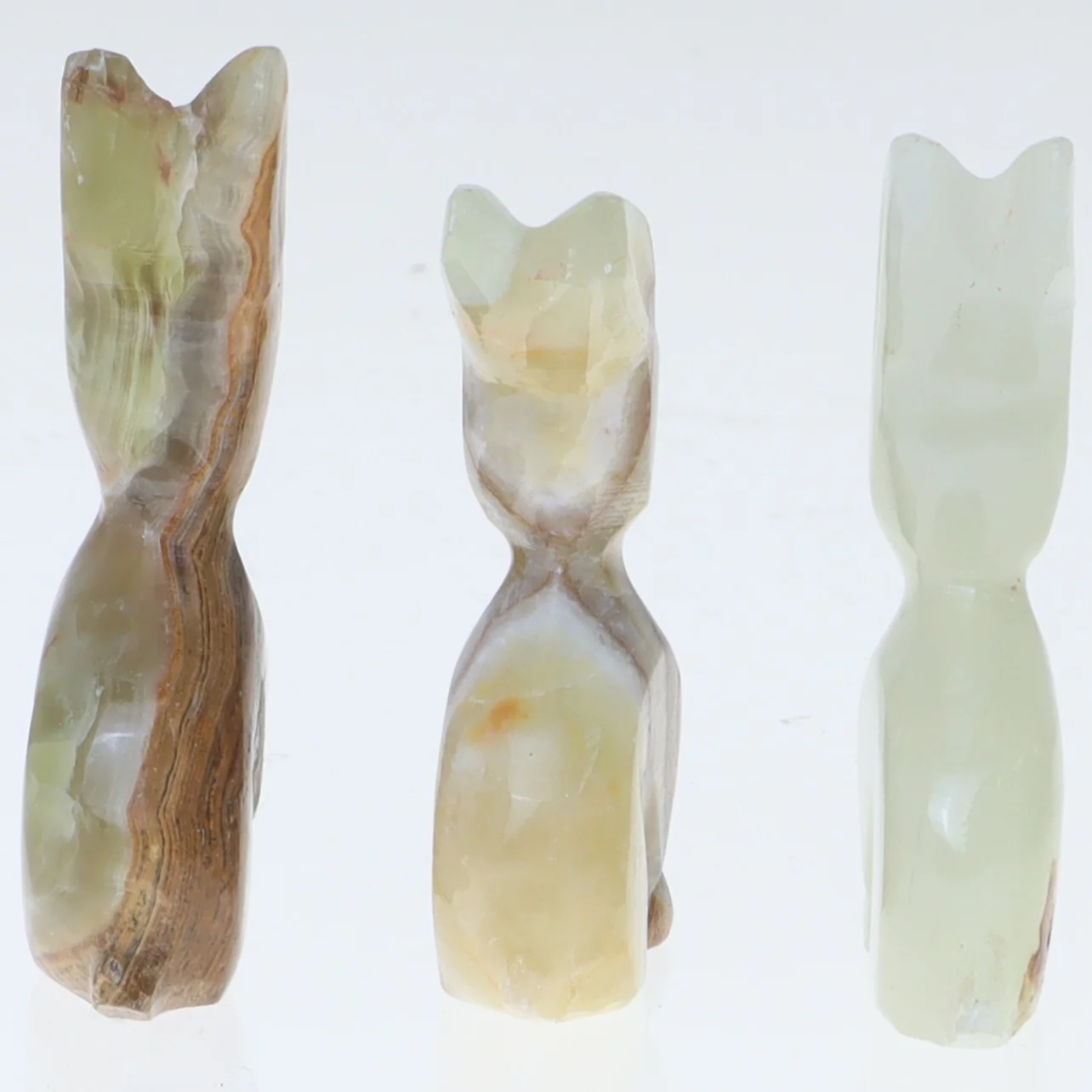 Dekorative kaniner i sten (str. 5 cm. og 5,5 cm. og 6 cm)