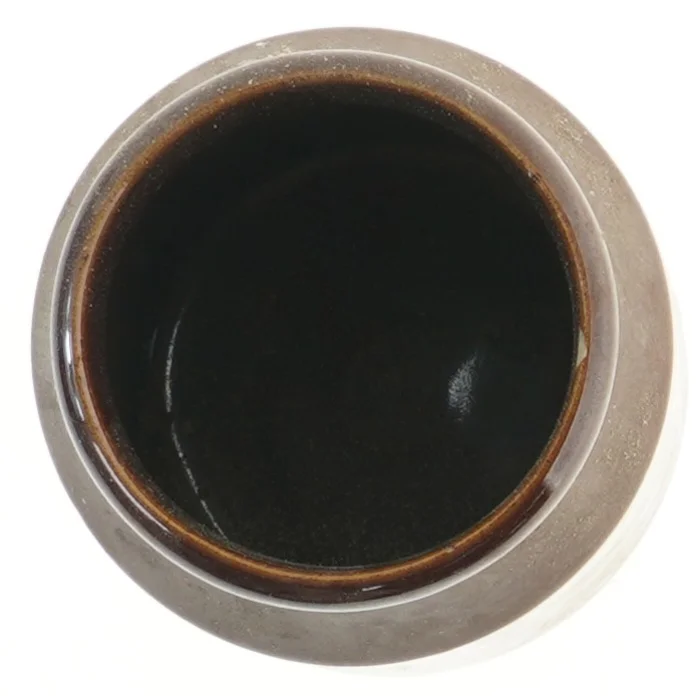 Keramikkrukke med tekst (str. Ø 10x15 cm)