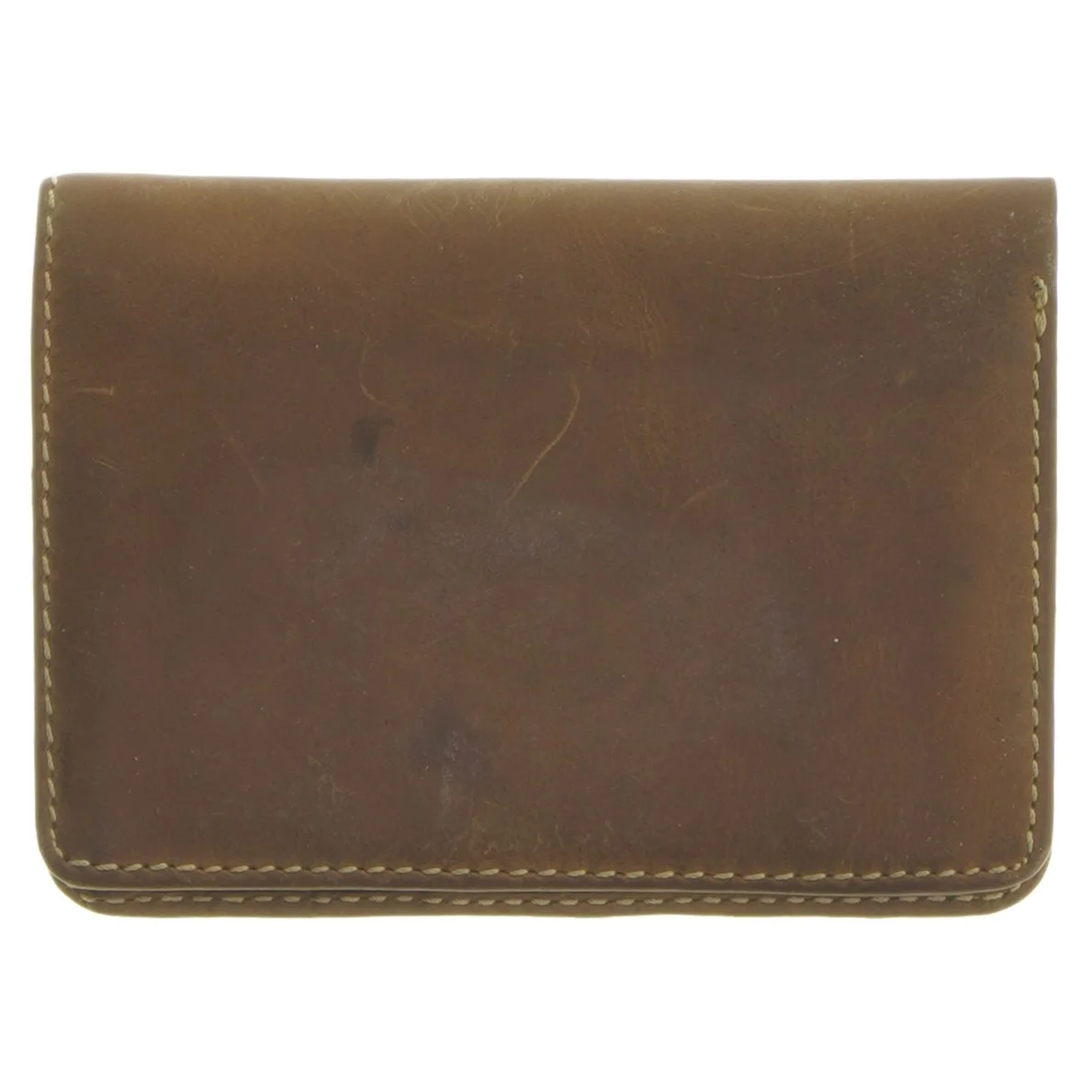 Læderpung fra Camel (str. 13,5x9,5 cm)