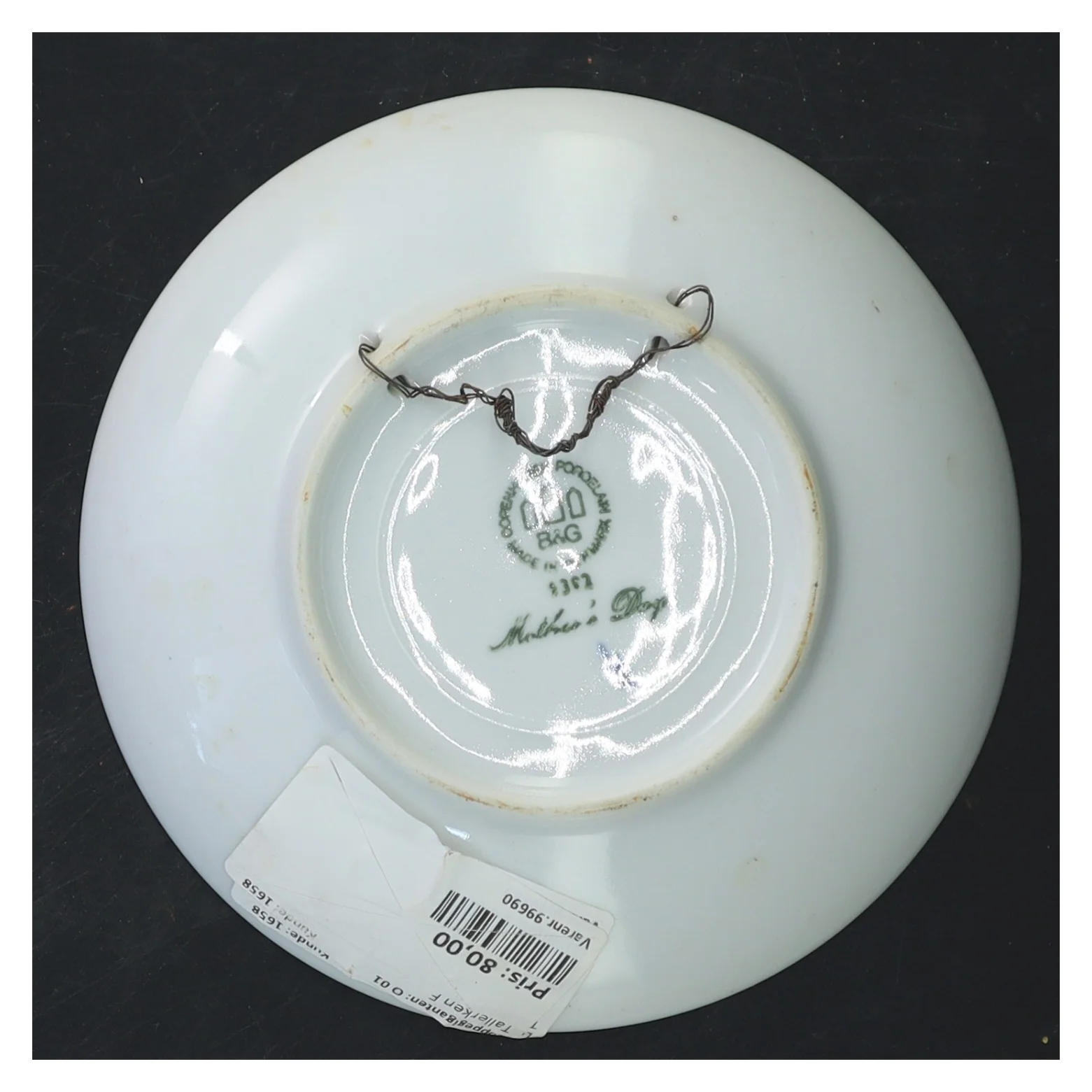 Mors Dag tallerken fra B&G (str. Ø 15 cm)