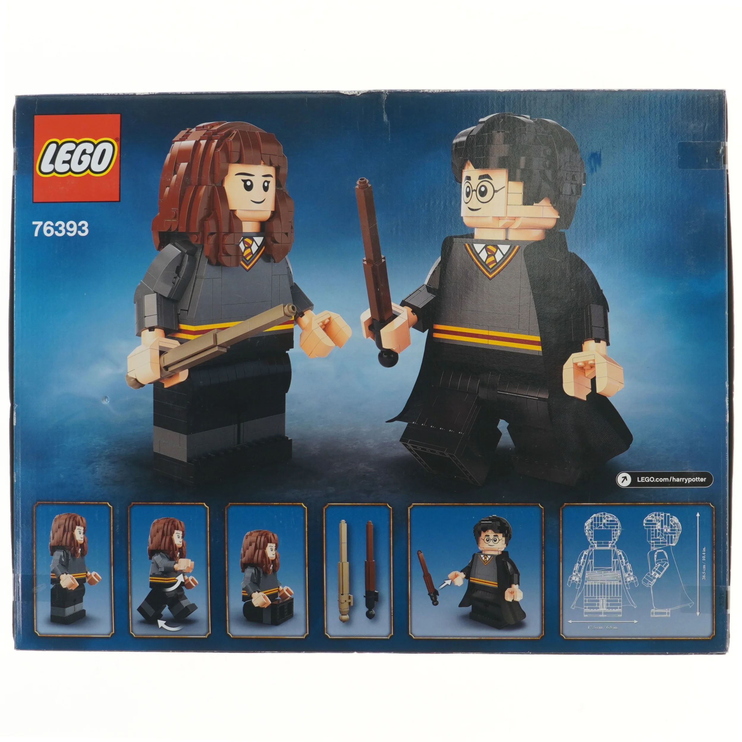 LEGO Harry Potter og Hermione Granger sæt fra Lego (str. 48x37 cm)