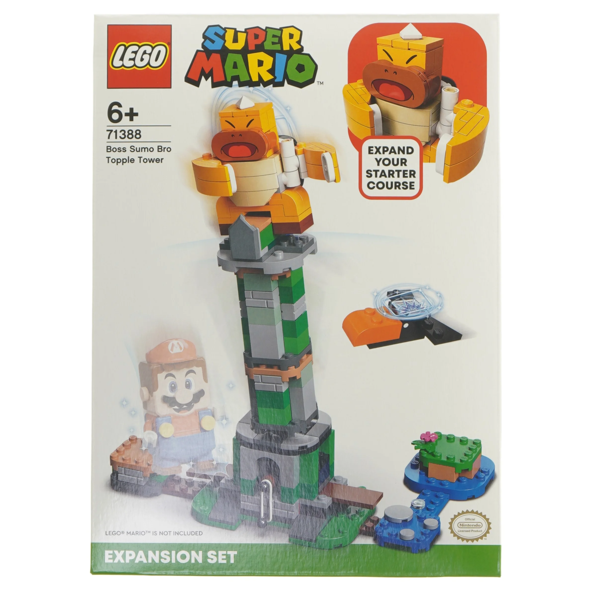 LEGO Super Mario Boss Sumo Bro Topple Tower Expansion Set fra Lego (str. 26x19 cm)