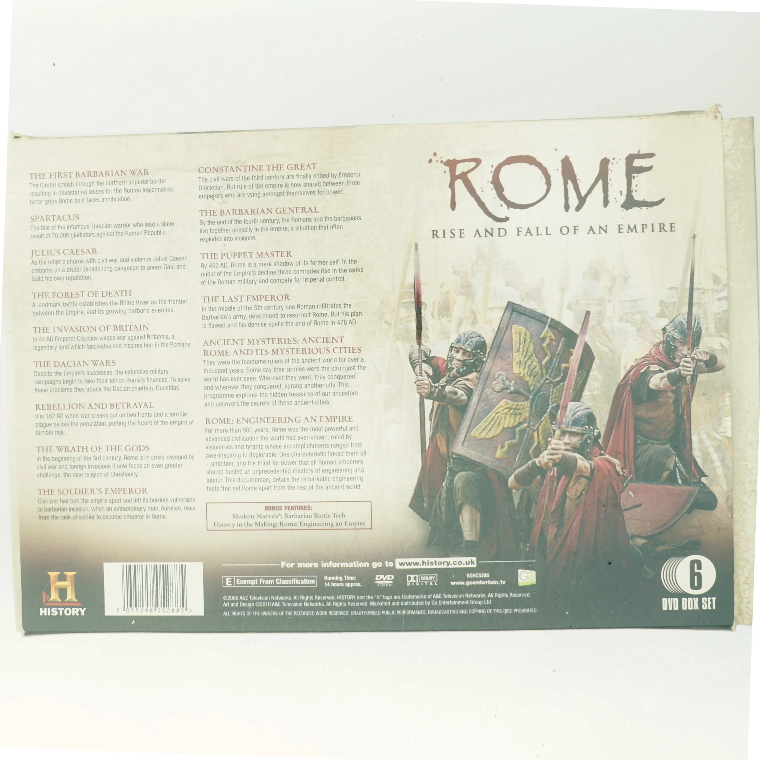 Rome: Rise and Fall of an Empire (DVD)