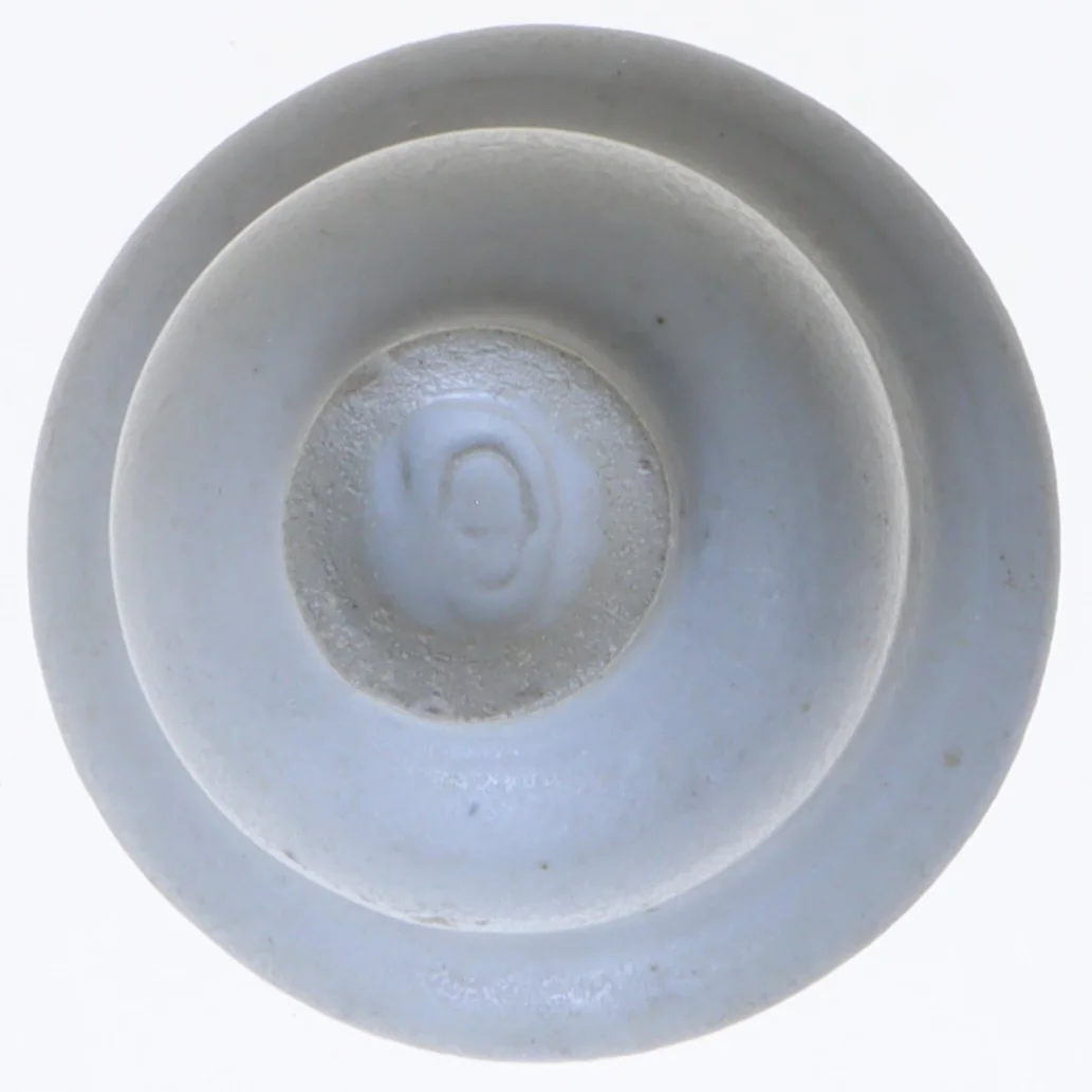 Lille hvid keramikskål (str. Ø 7 cm)