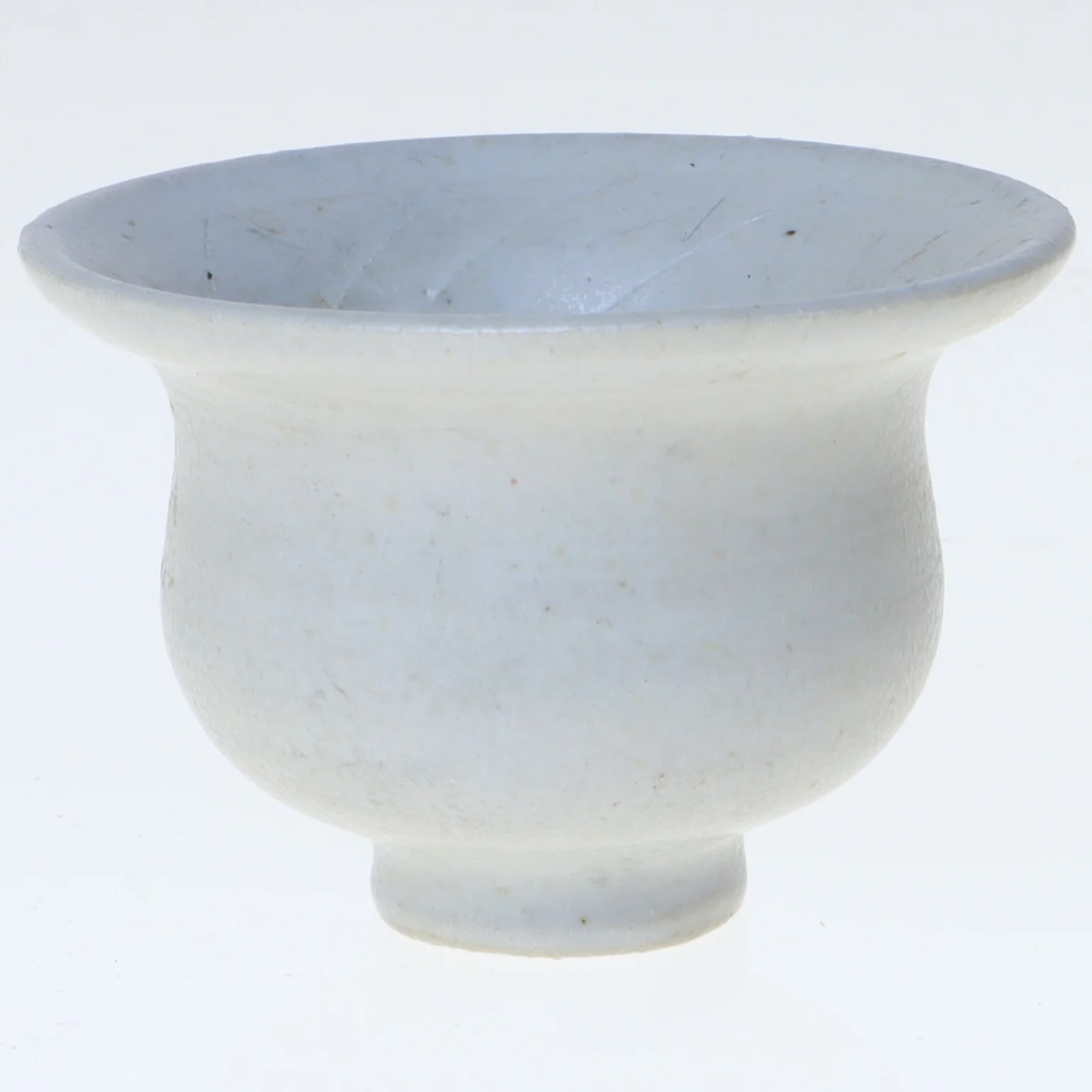 Lille hvid keramikskål (str. Ø 7 cm)