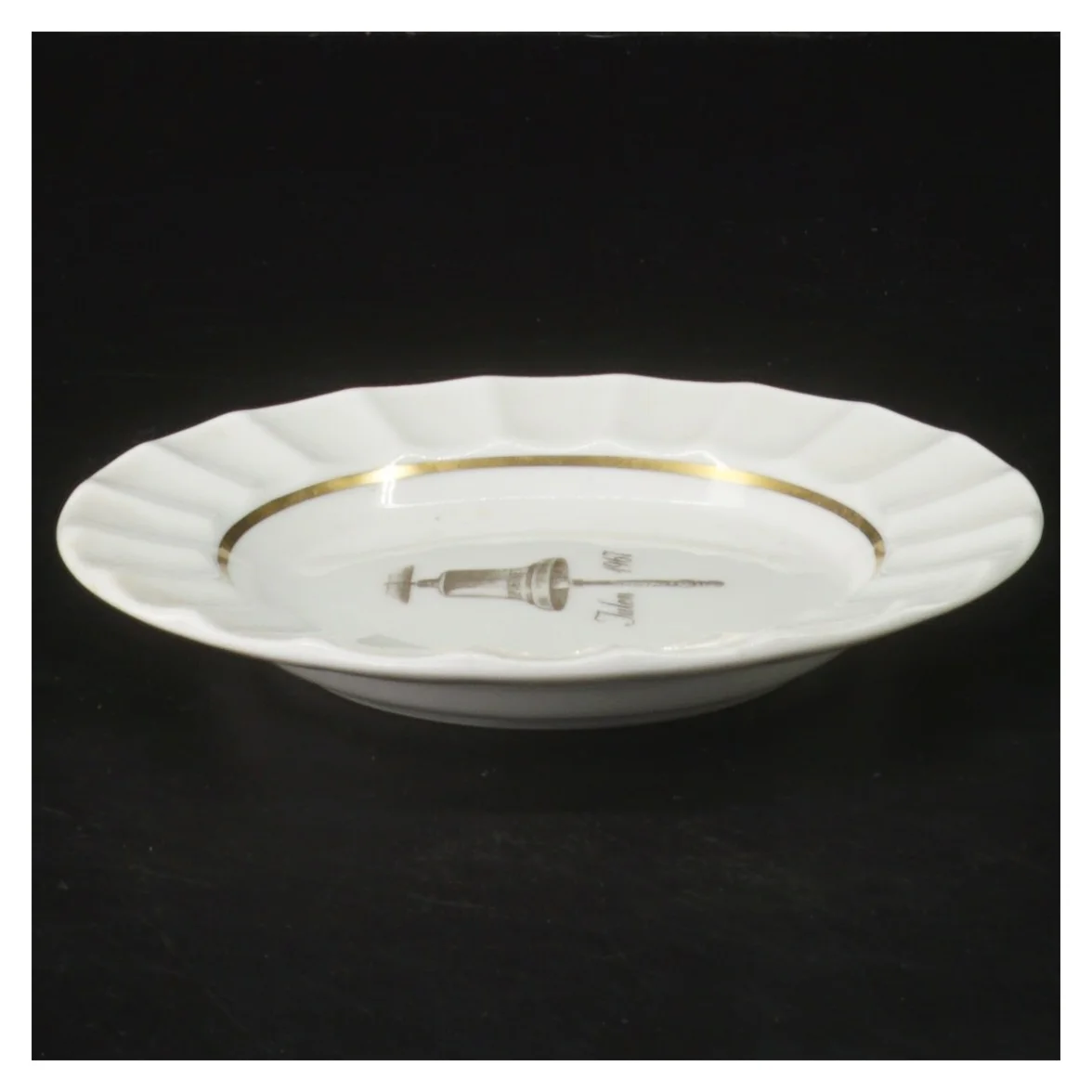 Royal Copenhagen jubilæumstallerken fra Royal Copenhagen (str. Ø 12,5 cm)