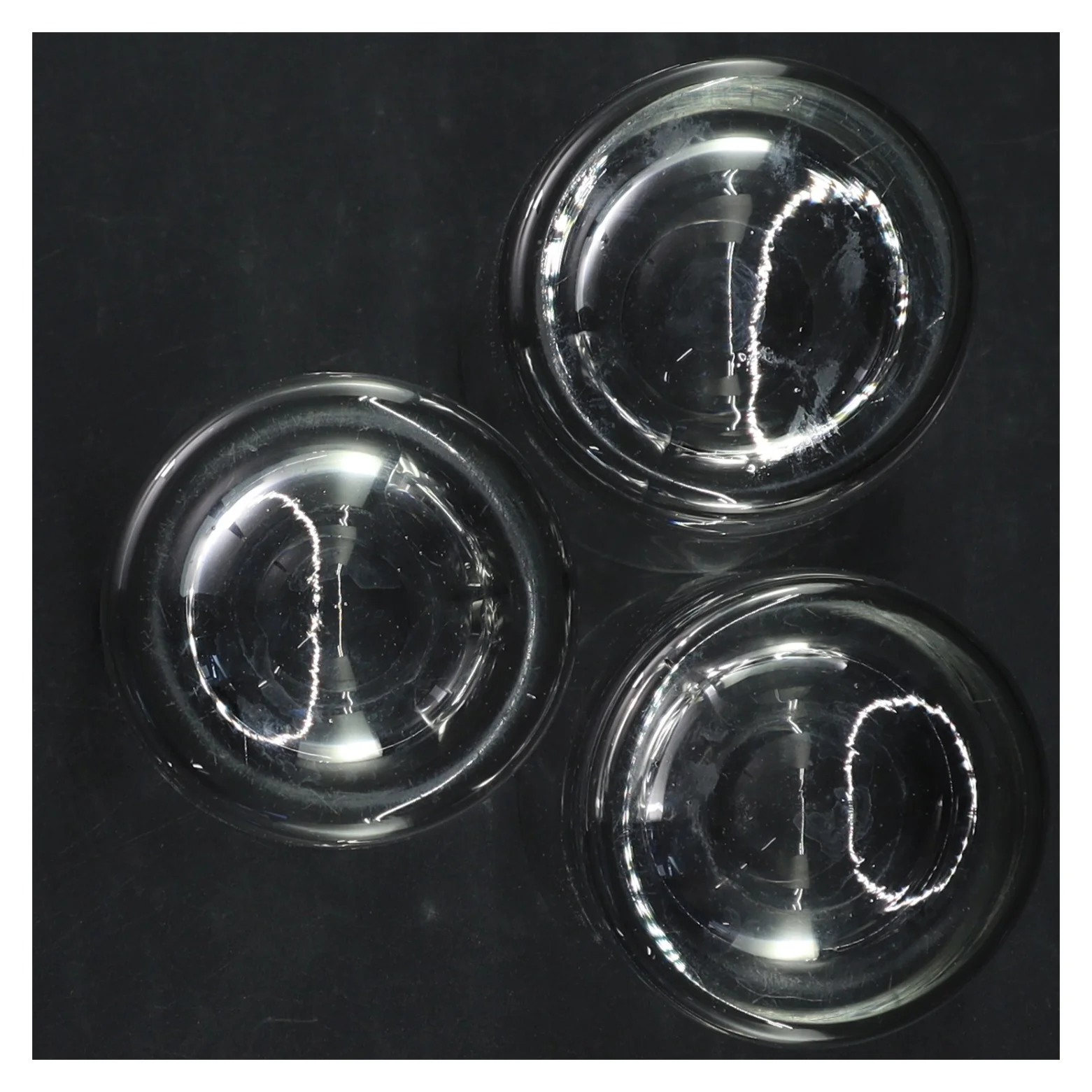 Glasvandglas (str. Ø 8 cm. længde, 11 cm)