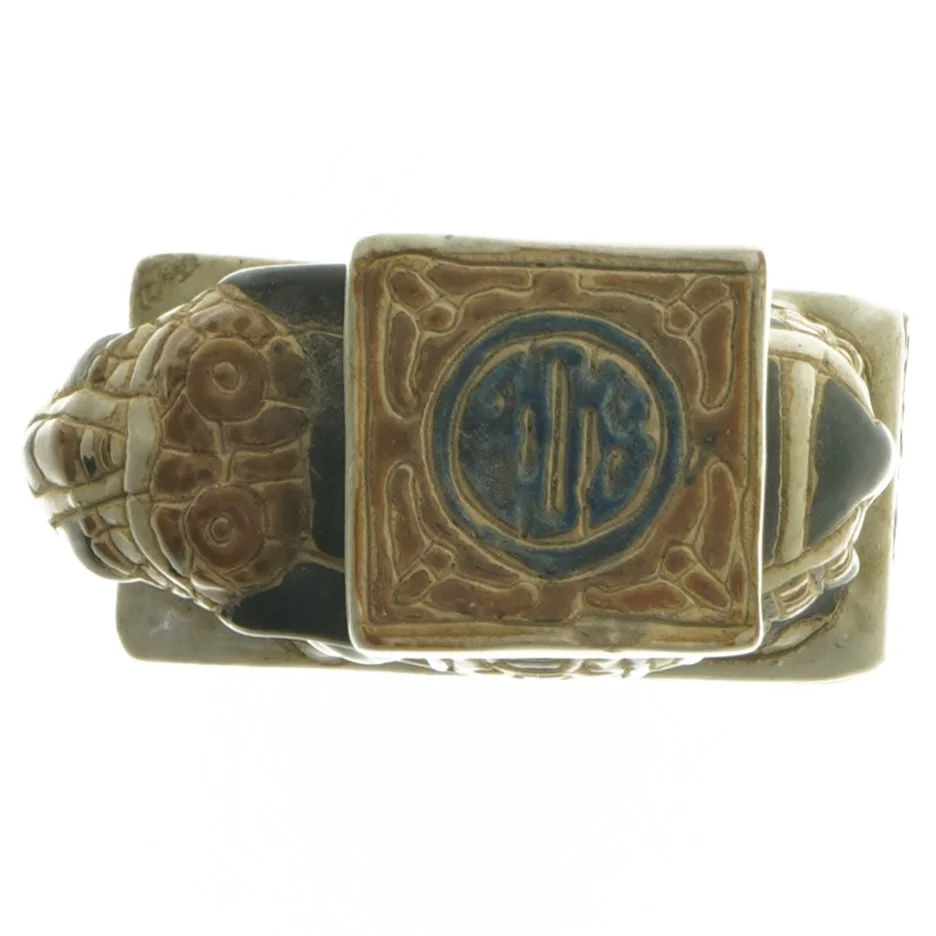 Keramisk elefant figur (str. 11,5x10x5 cm)