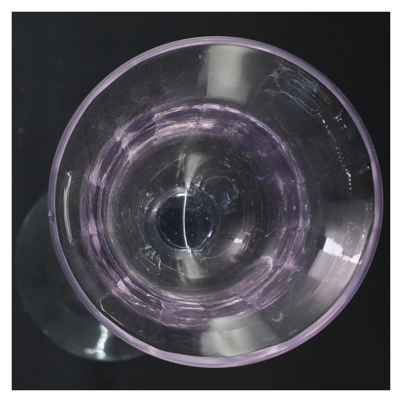 Høj glasstage (str. Ø 10x35 cm)