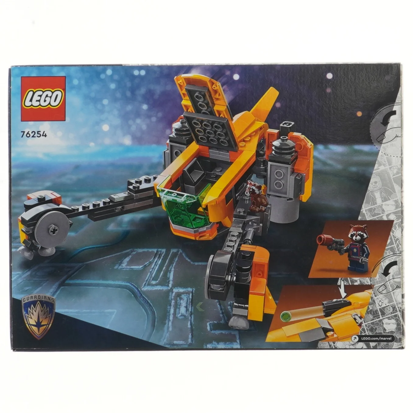 LEGO Marvel Baby Rocket's Ship fra Lego (str. 26x19 cm)