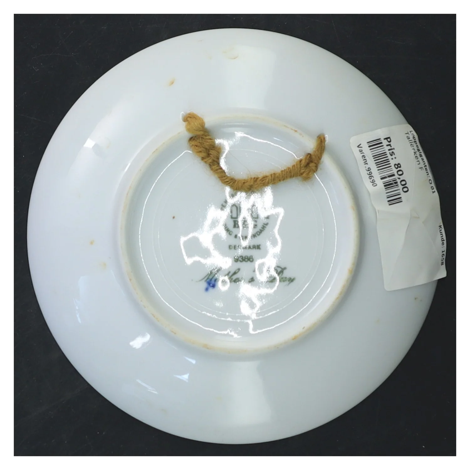 Royal Copenhagen mors dag platter fra 1986 fra B&G (str. Ø 15 cm)