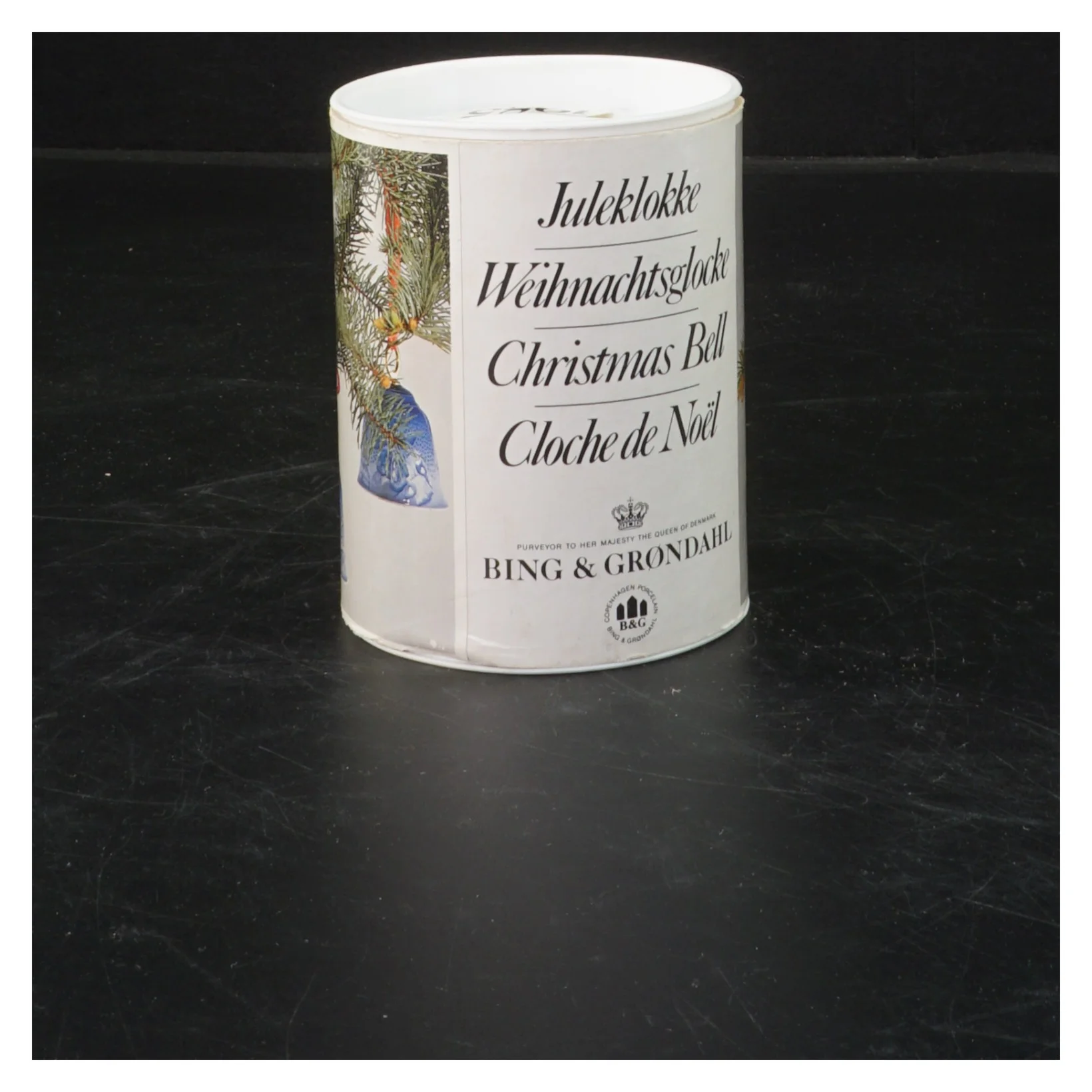 Porcelæns juleklokke fra Bing & Grøndahl fra B&G (str. 10 cm)