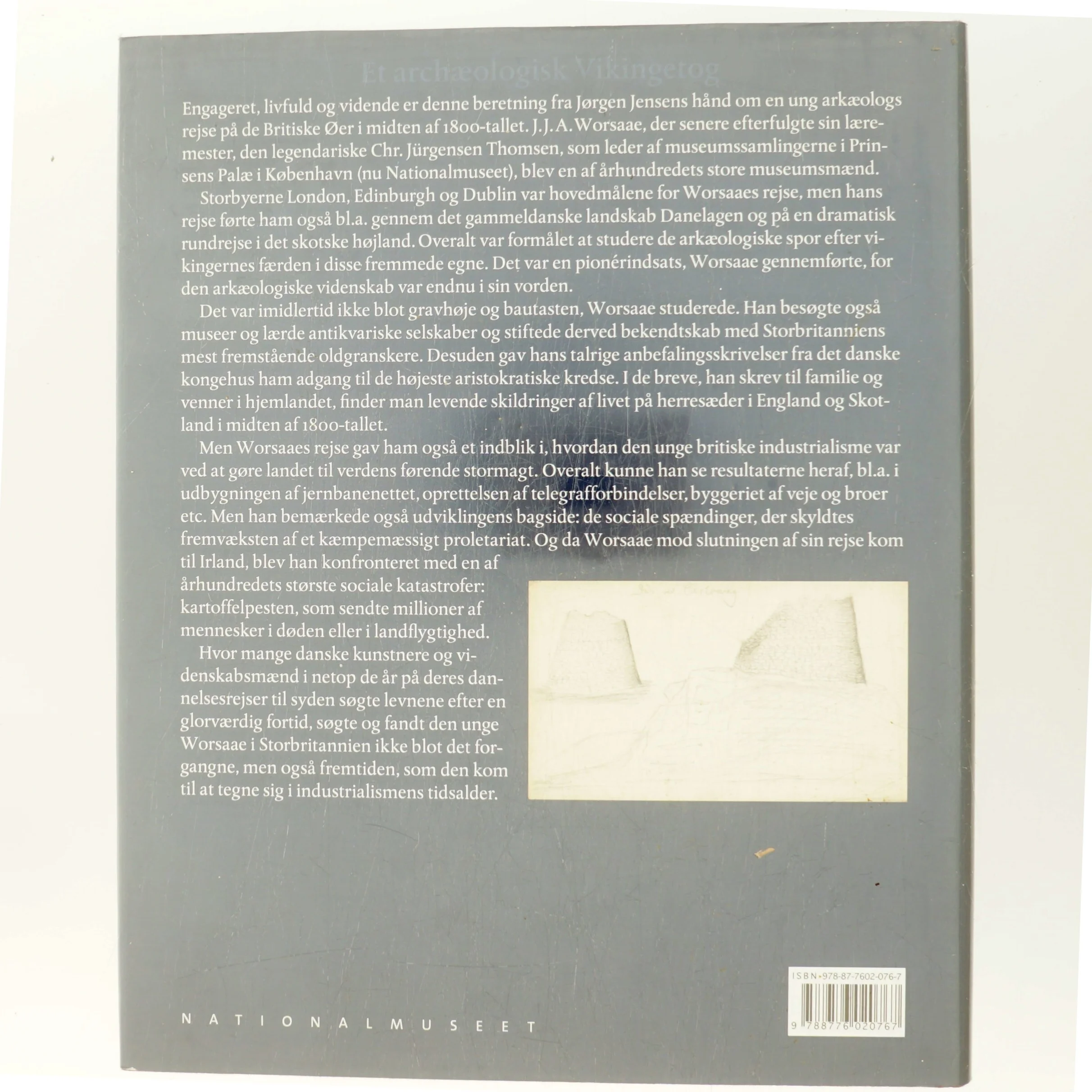 Et archæologisk Vikingetog : J.J.A. Worsaaes rejse til England, Skotland og Irland 1846-47 af Jørgen Jensen (f. 1936-07-30) (Bog)