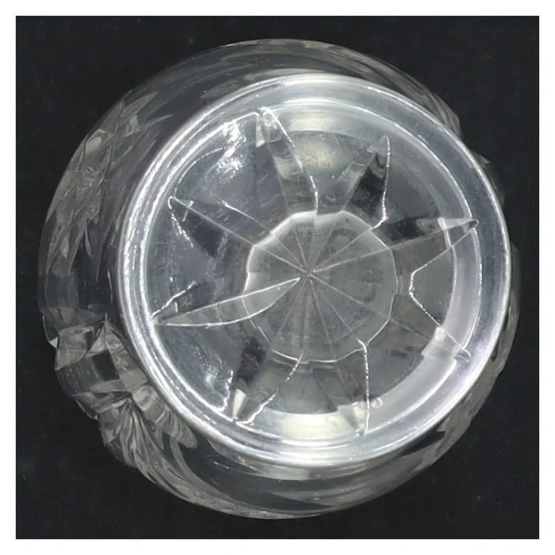 Glasvase (str. H. 13 cm. ø. 6,5 cm)