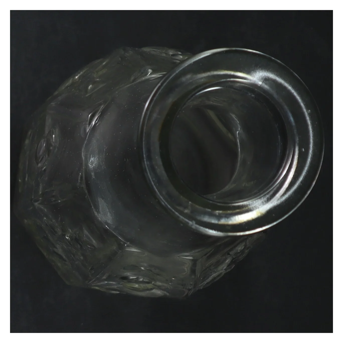 Glasvase fra France (str. Ø. 11 cm. længde, 29 cm)