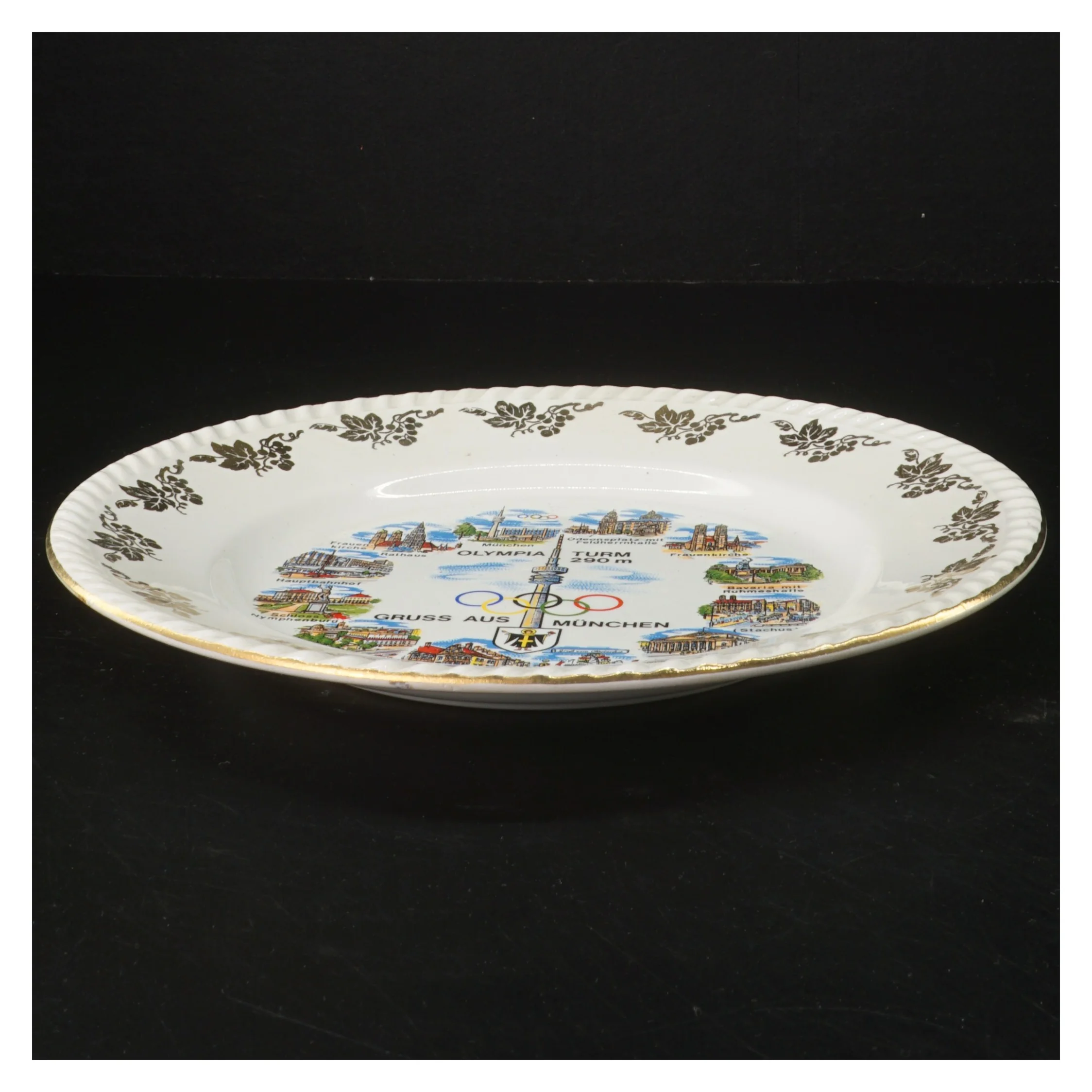 München souvenir tallerken (str. Ø 24 cm)