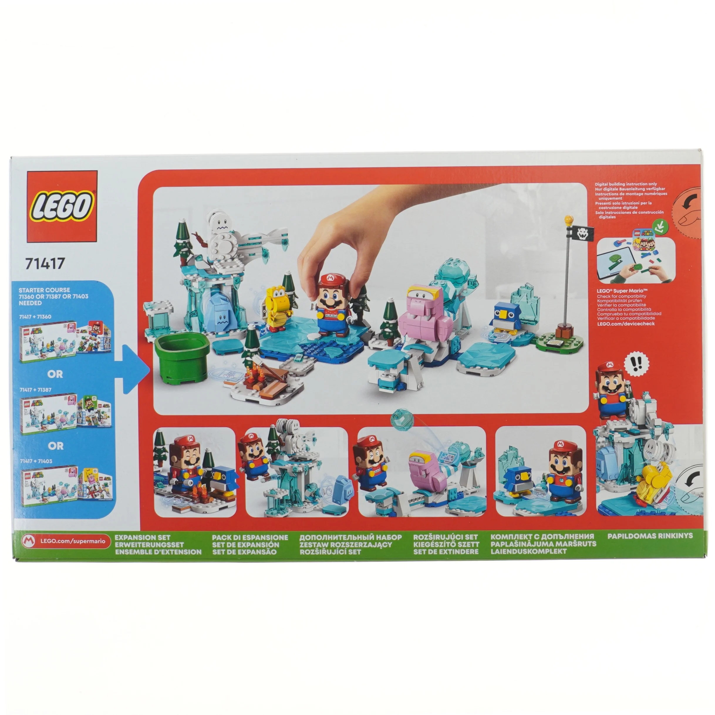 LEGO Super Mario Fliprus Snow Adventure udvidelsessæt fra Lego (str. 47,5x28 cm)