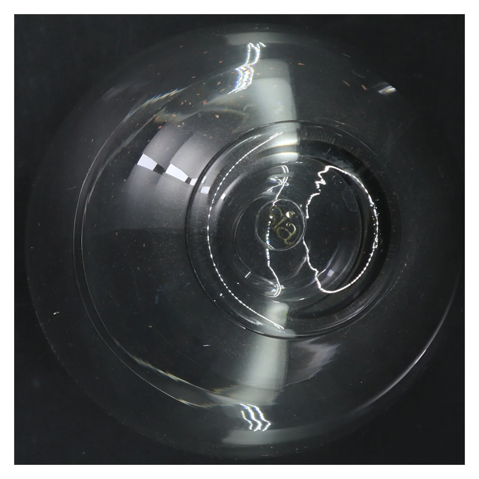 Glasvase fra Sia (str. 20. x. 13 cm)