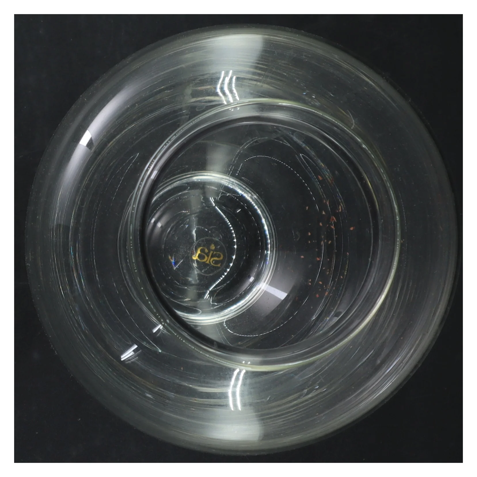 Glasvase fra Sia (str. 20. x. 13 cm)