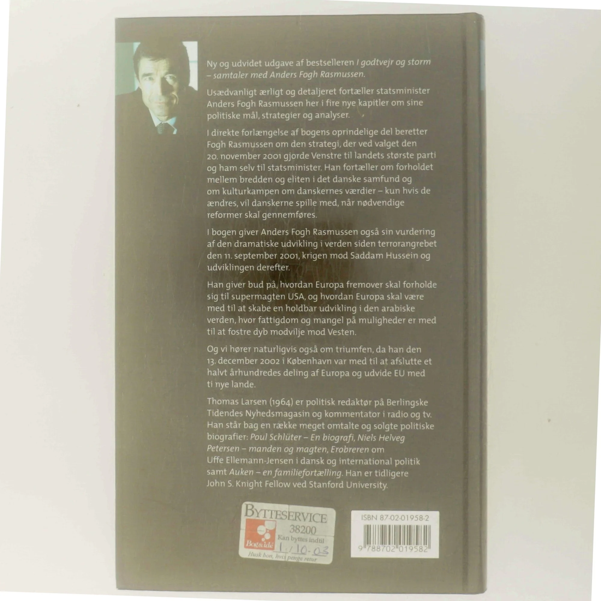 Anders Fogh Rasmussen af Thomas Larsen (Bog)