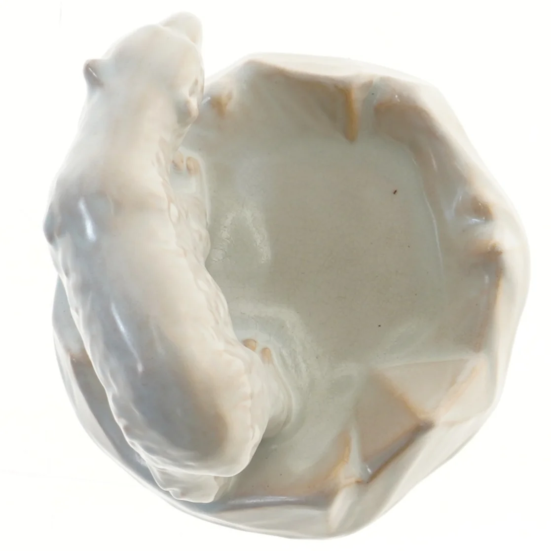 Michael andersen Porcelæns isbjørn figur (str. Ø 20 cm)